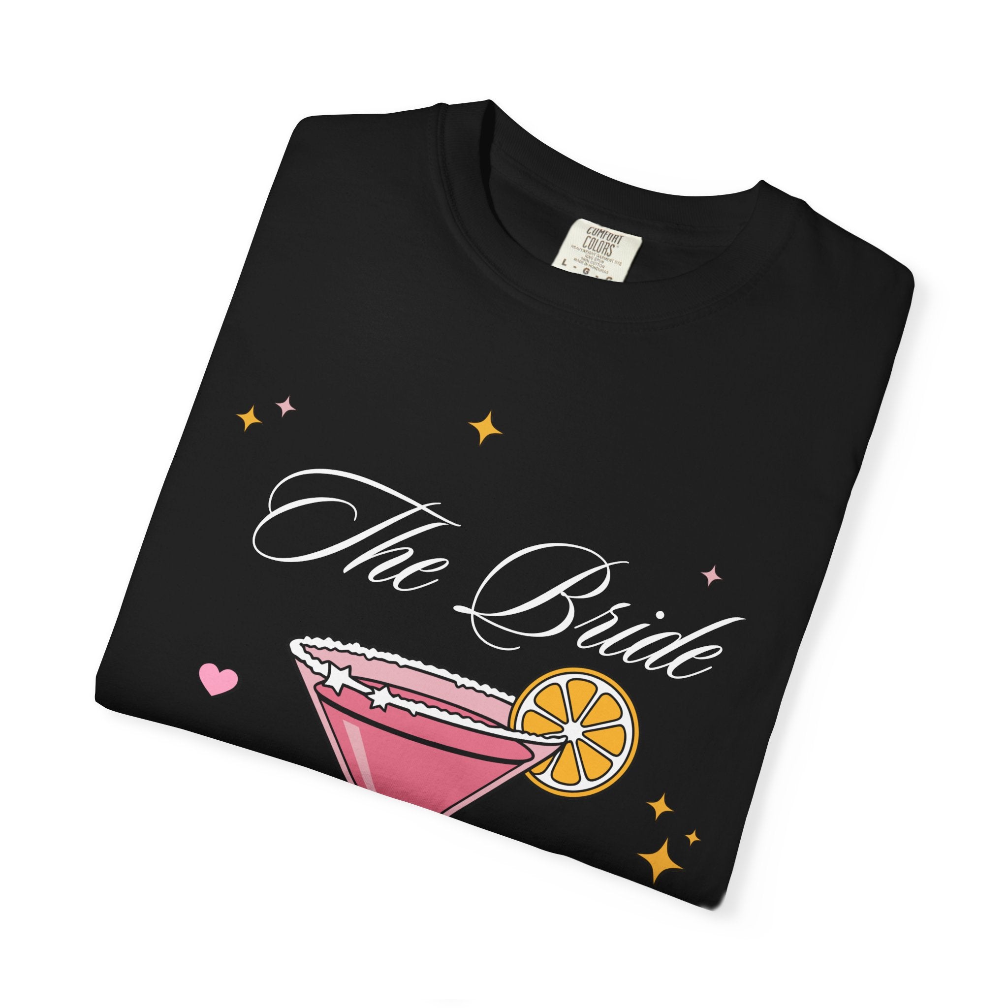 Bride T-Shirt — Pink Cocktail Bachelorette Tee