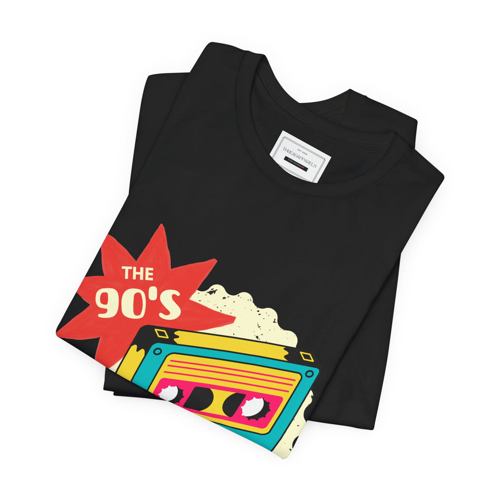 90s Cassette Tape Tee — Retro Vintage Mixtape T-Shirt