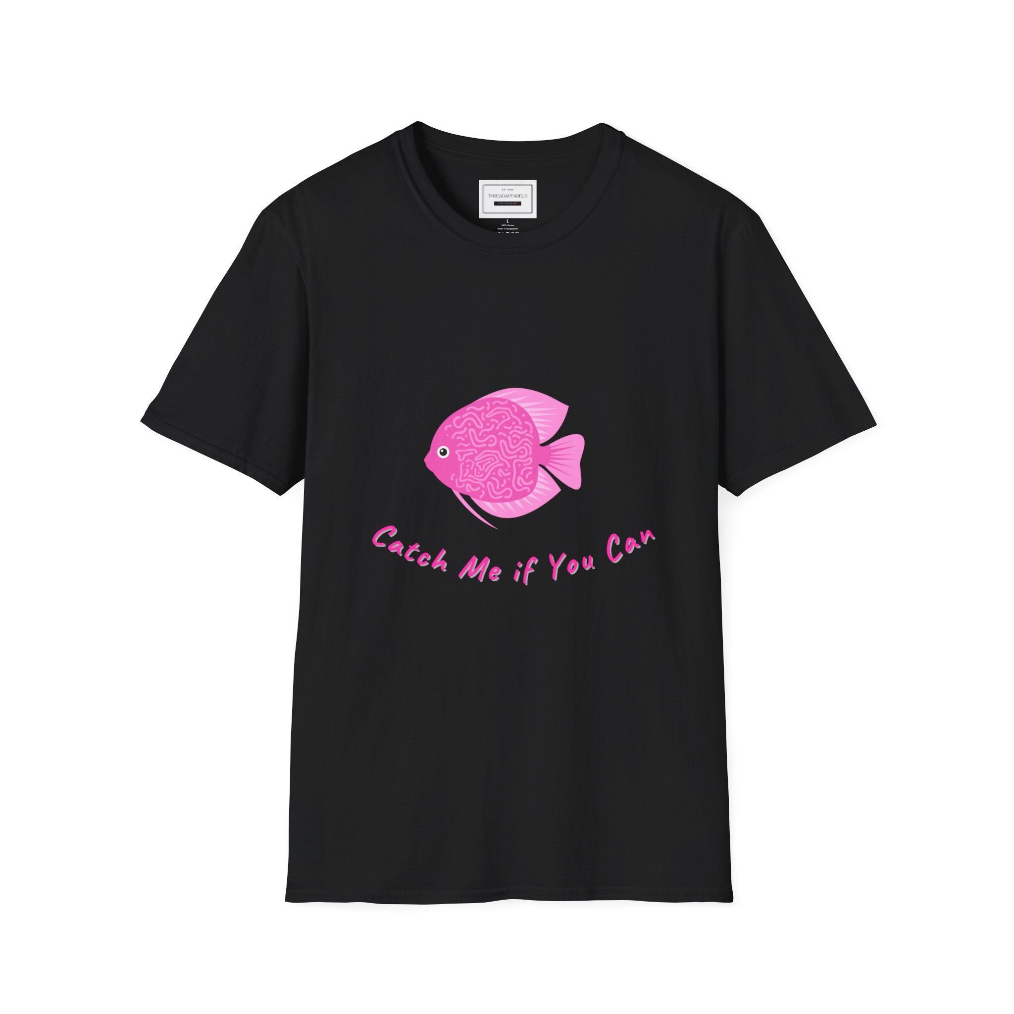 Catch Me If You Can Pink Fish T-Shirt
