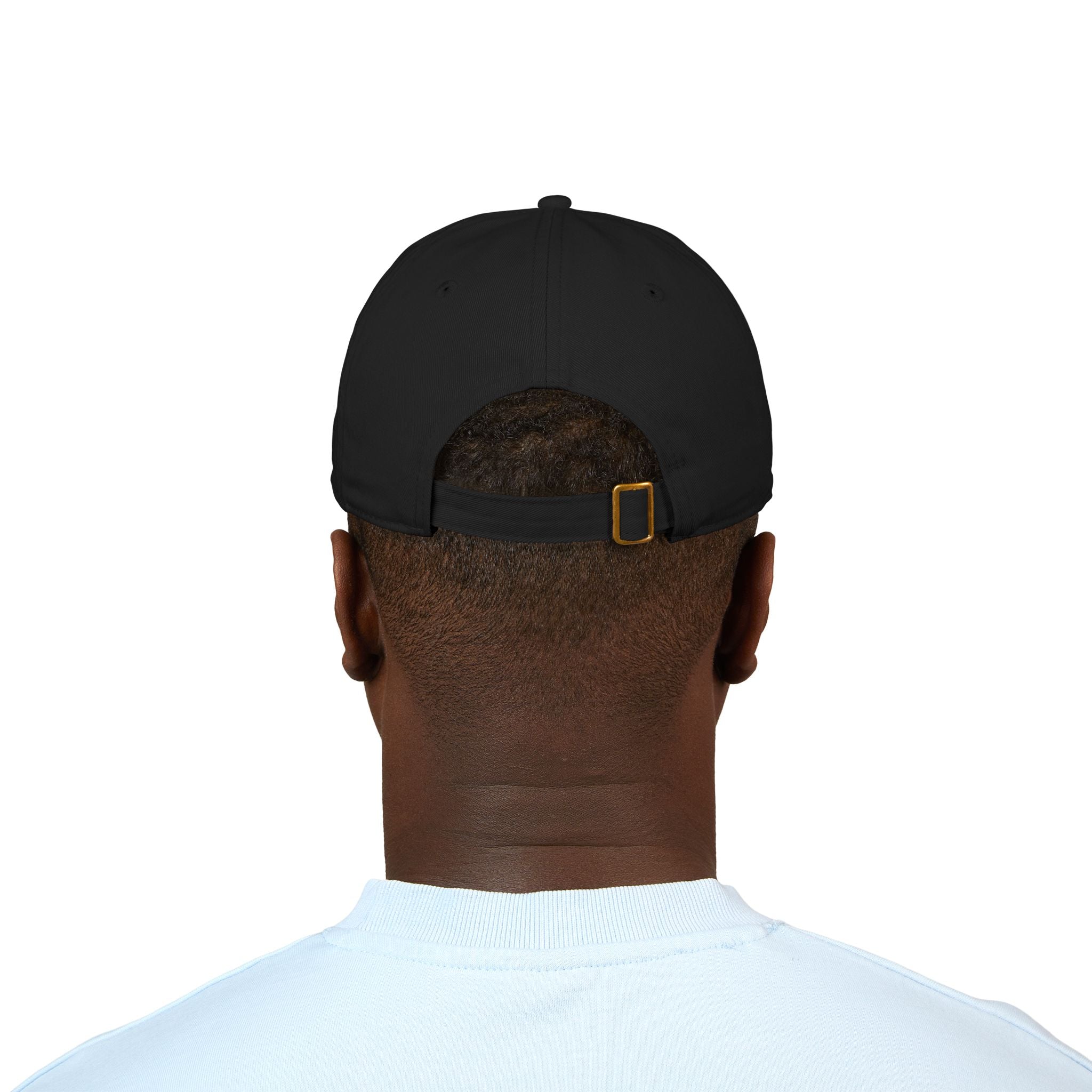 Embroidered Teddy Bear Baseball Cap — Organic Cotton Adjustable Hat