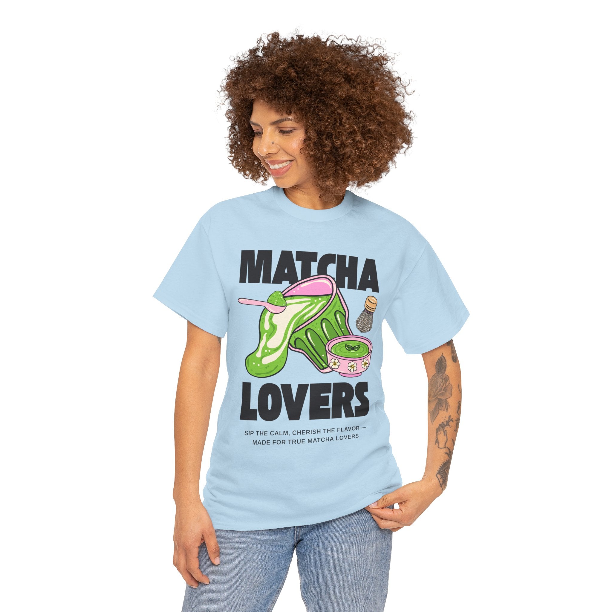 Matcha Lovers T-Shirt — Cute Matcha Tea Graphic Tee for Tea Enthusiasts