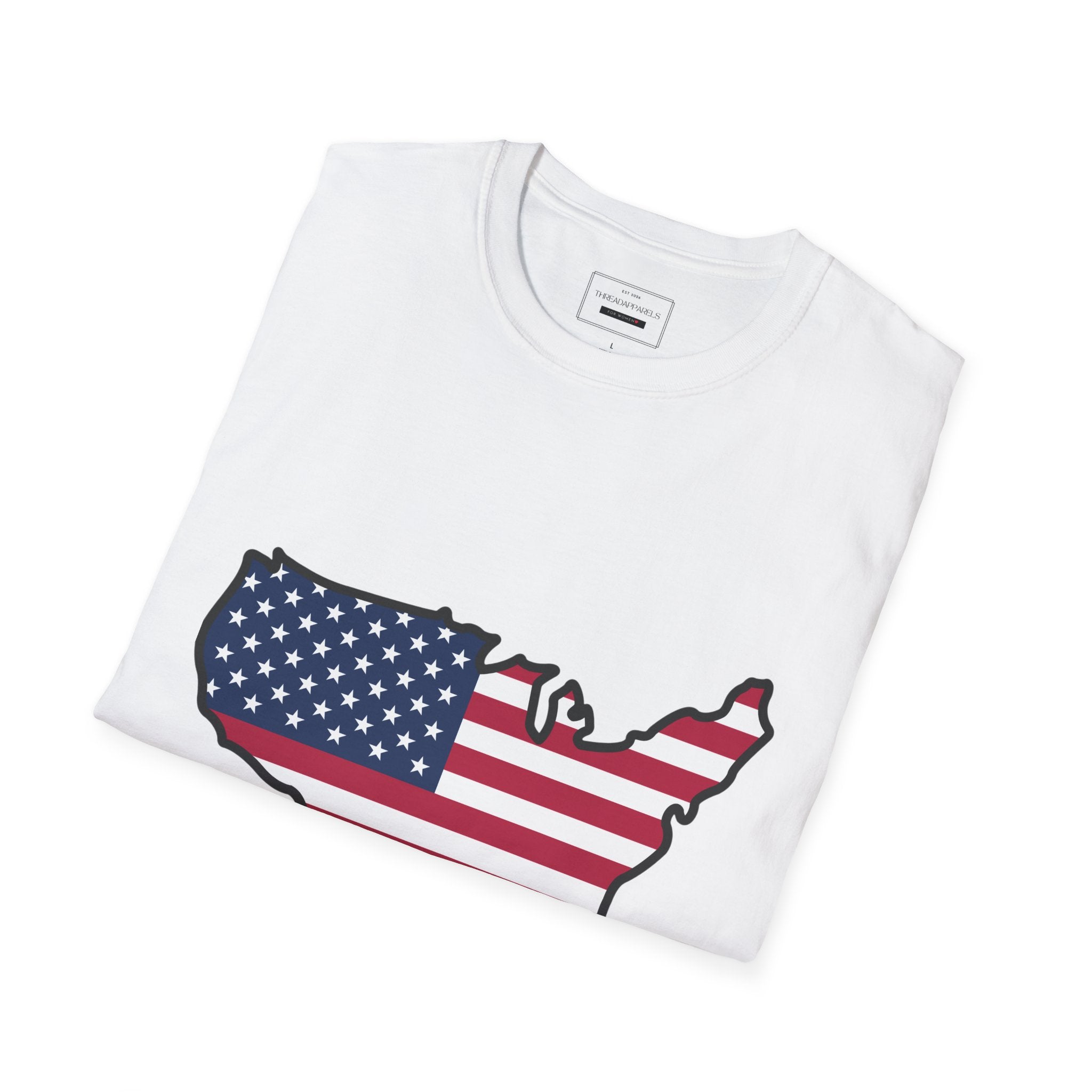 We The People USA Flag Map T-Shirt
