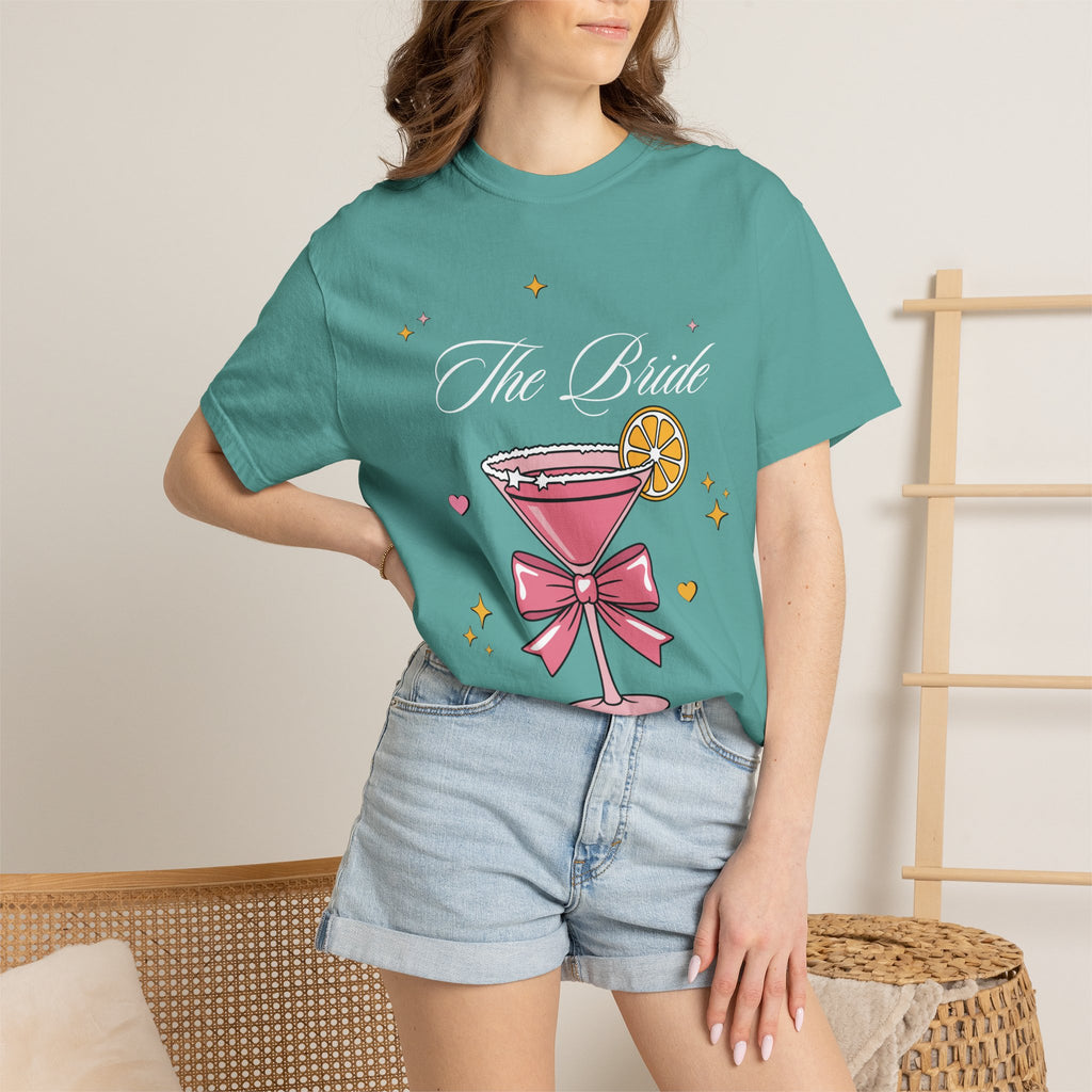 Bride T-Shirt — Pink Cocktail Bachelorette Tee