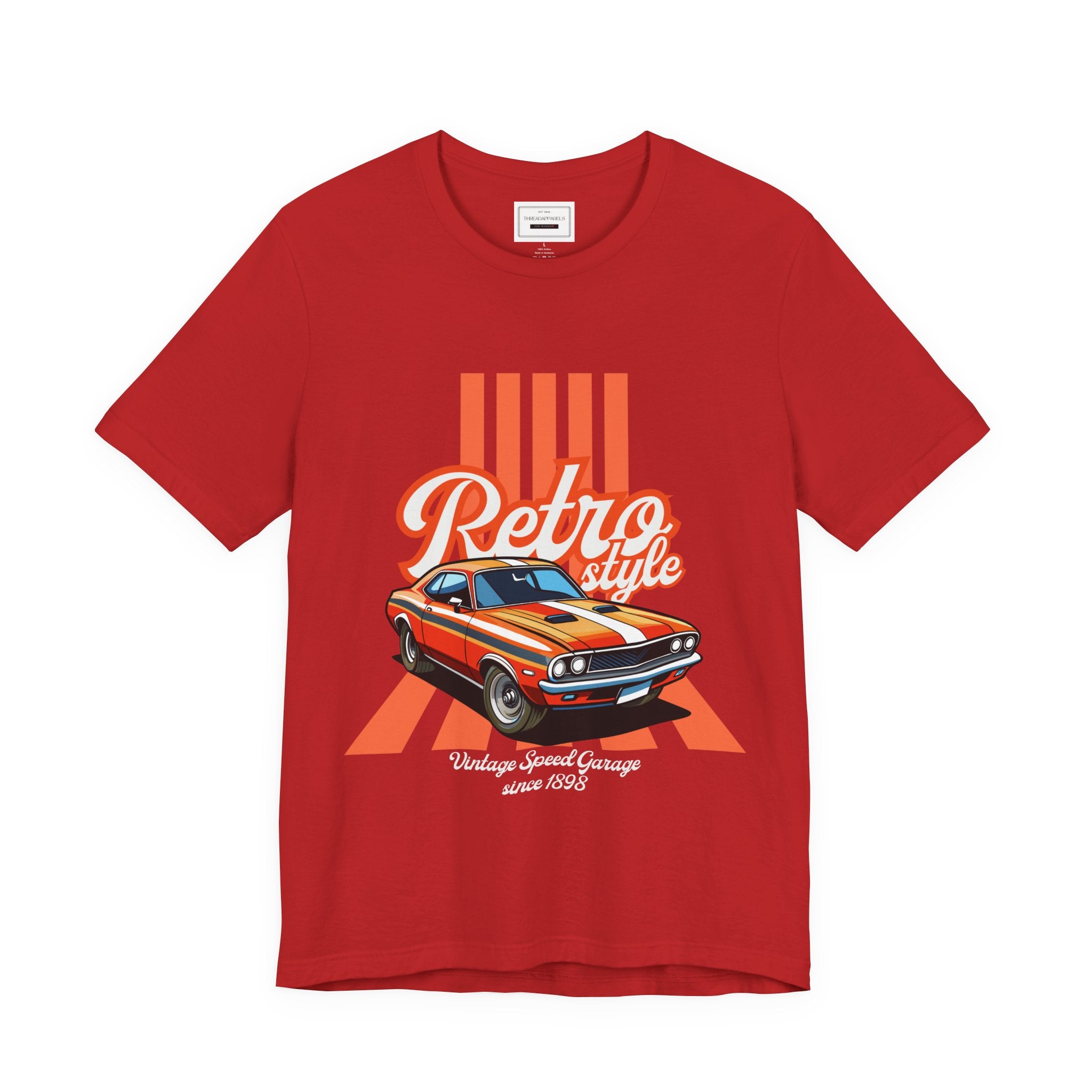 Retro Style Muscle Car Tee — Vintage Classic Car Graphic T-Shirt