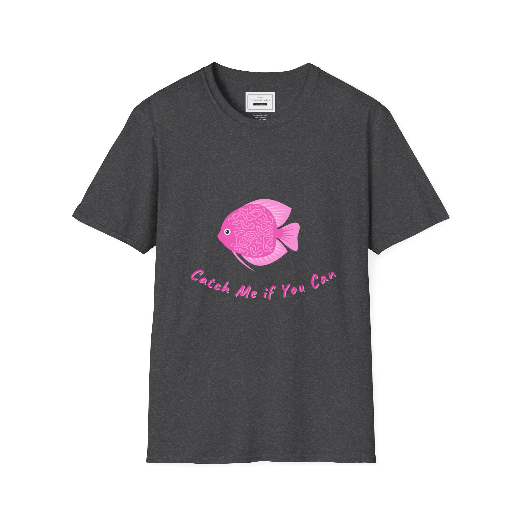 Catch Me If You Can Pink Fish T-Shirt
