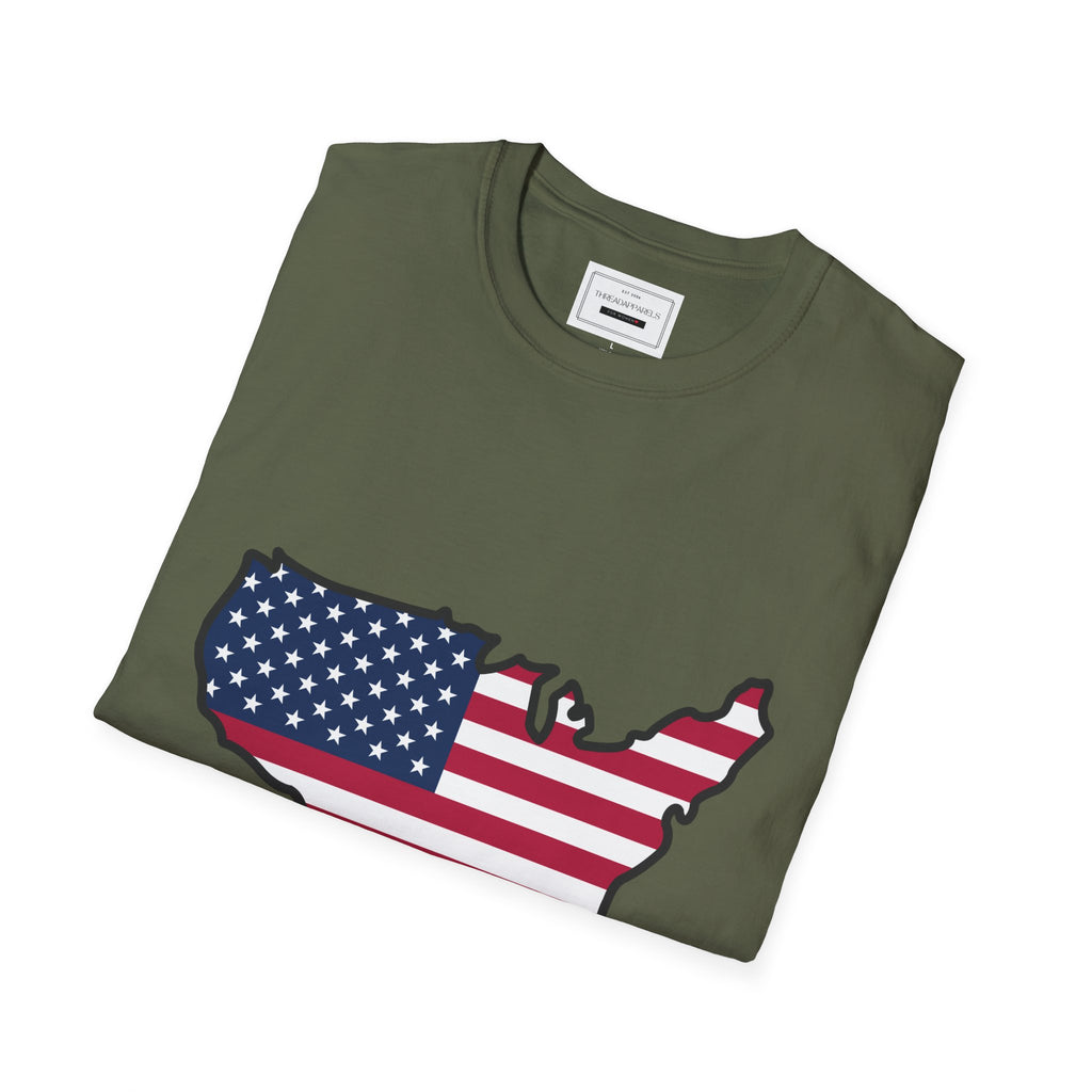 We The People USA Flag Map T-Shirt