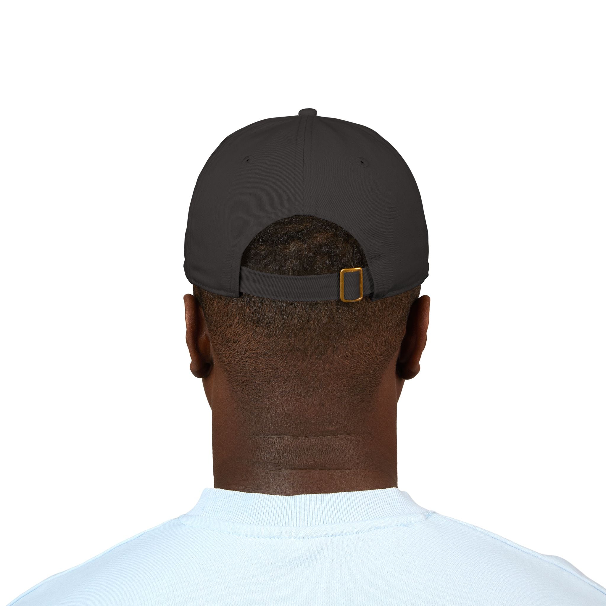 Embroidered Teddy Bear Baseball Cap — Organic Cotton Adjustable Hat