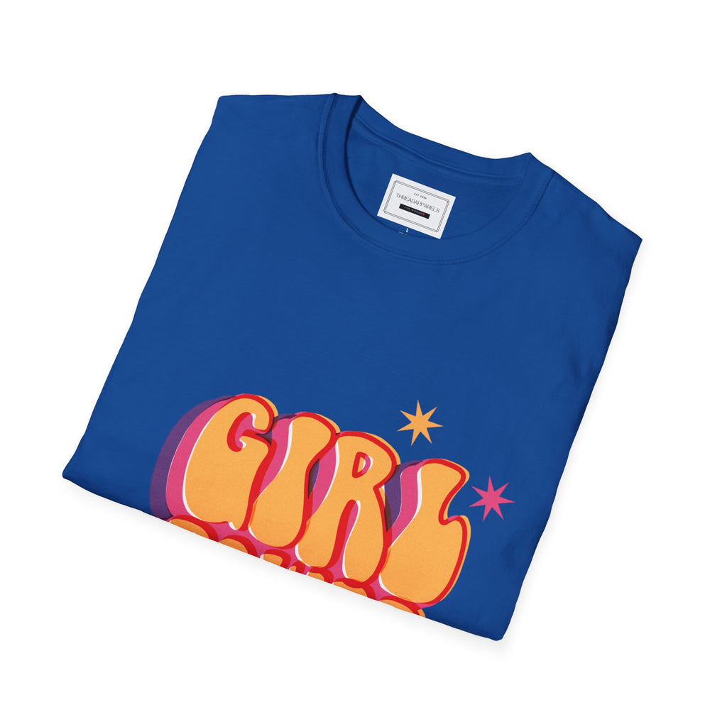 Girl Power Retro T-Shirt — 70s Style Feminist Graphic Tee