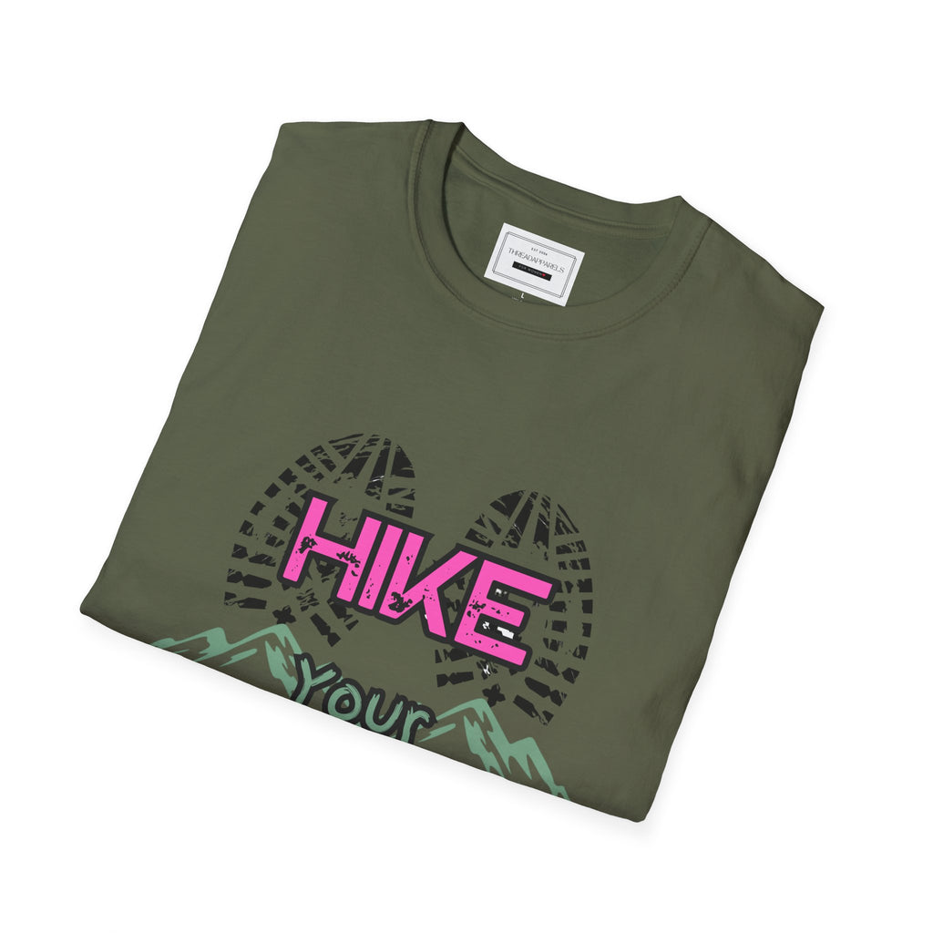 Hike Your Way Tee — Retro Mountain Hiking T‑Shirt