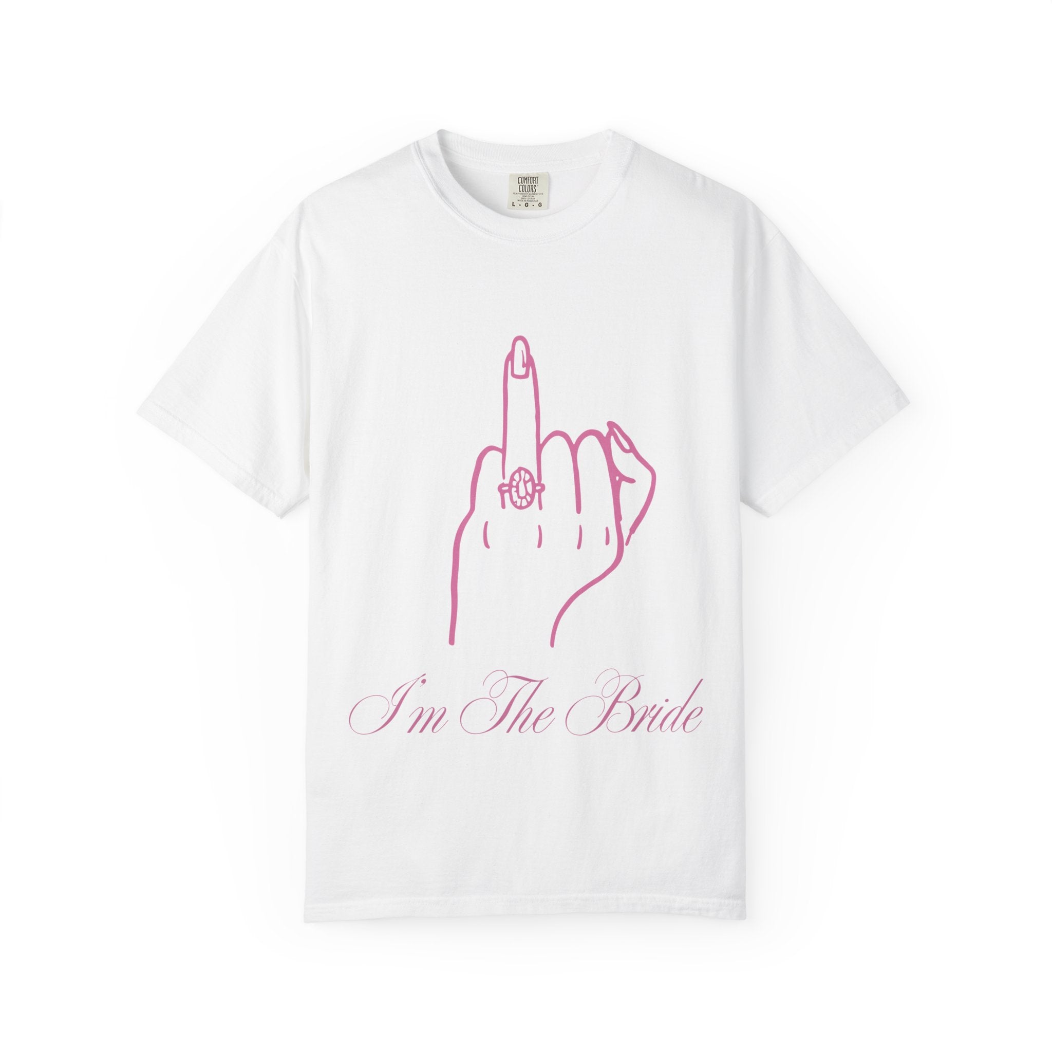 Bridal Middle Finger Tee — “I’m The Bride” Bachelorette Party T‑Shirt