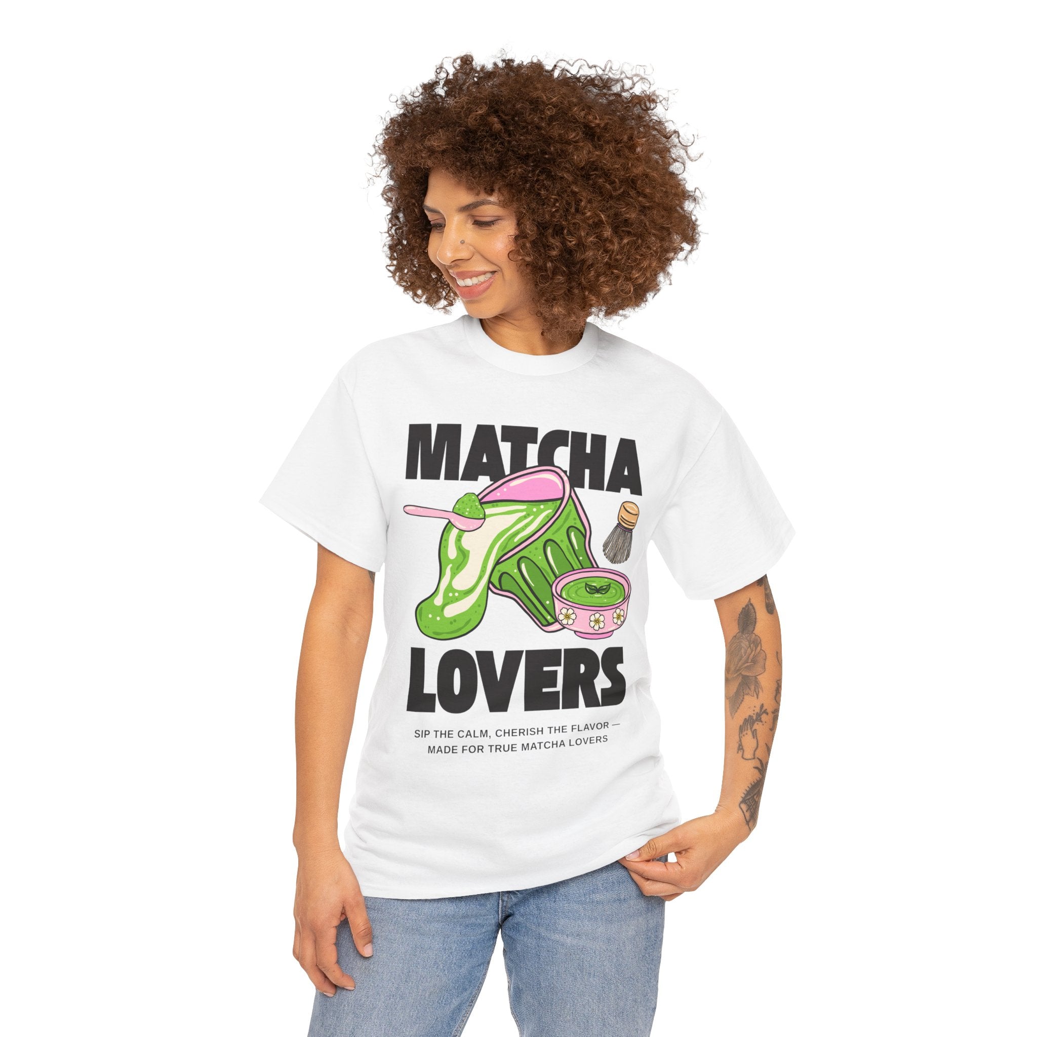 Matcha Lovers T-Shirt — Cute Matcha Tea Graphic Tee for Tea Enthusiasts