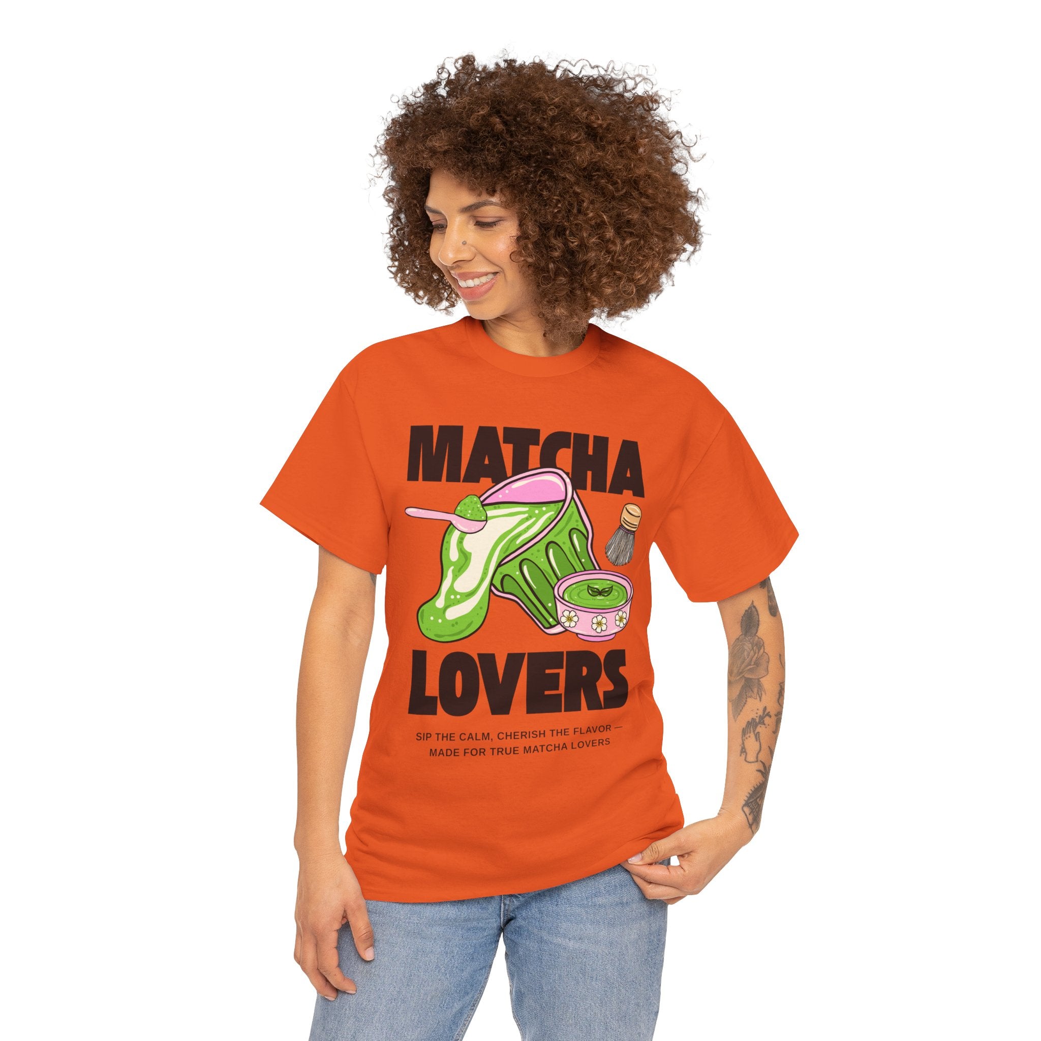 Matcha Lovers T-Shirt — Cute Matcha Tea Graphic Tee for Tea Enthusiasts