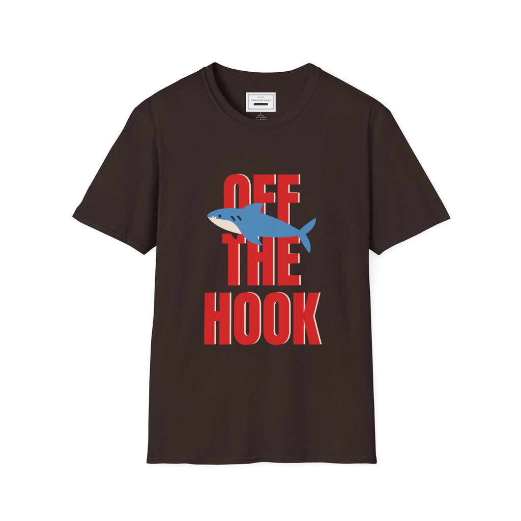Off The Hook Shark T-Shirt — Funny Fishing Graphic Tee