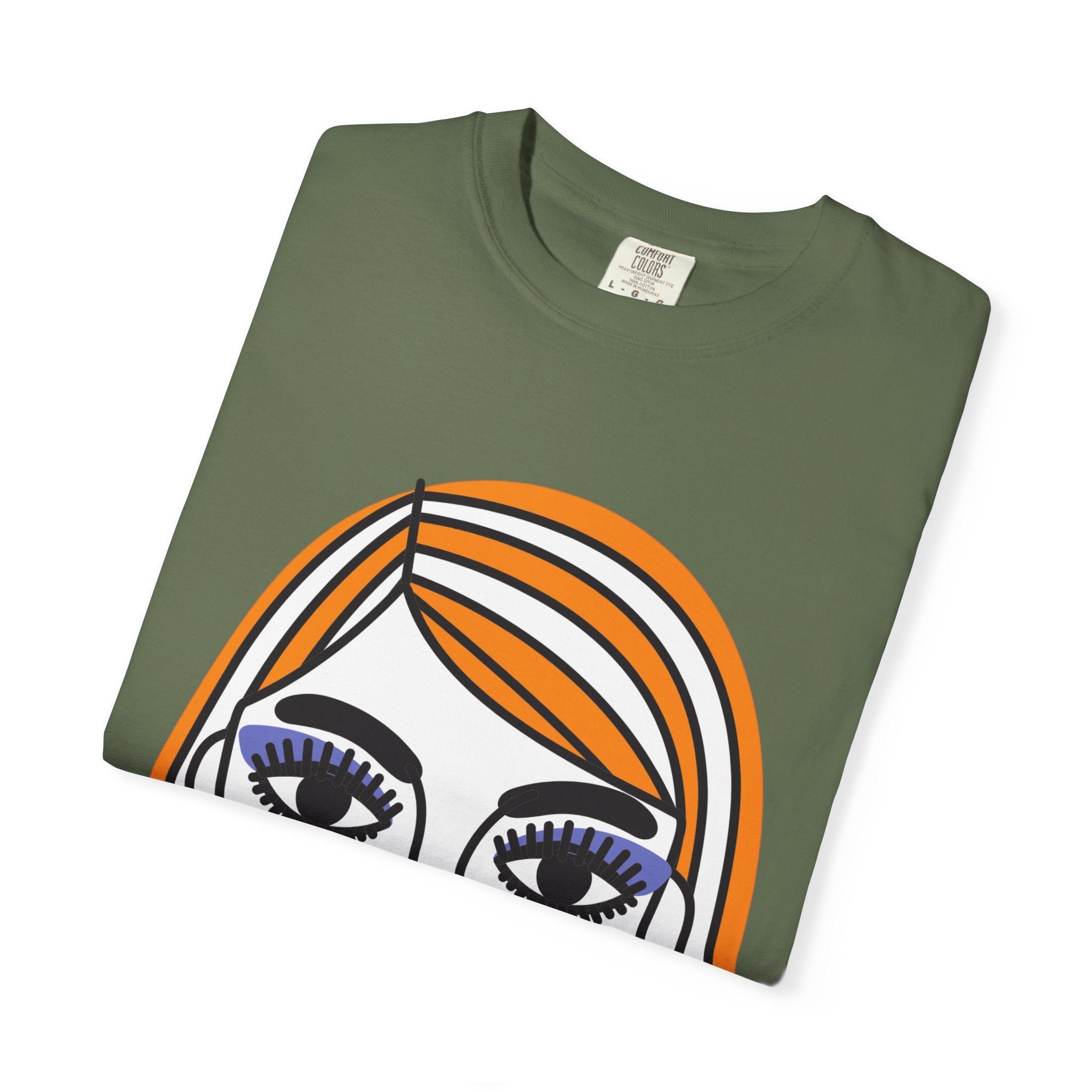 Pop Art Portrait T‑Shirt — Graphic Women's Face Tee