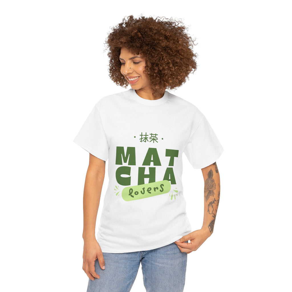 Matcha Lovers T-Shirt — Green Tea Aesthetic Tee (Matcha)