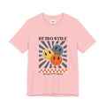 Retro Smiley Tee — "Retro Style" Graphic Short Sleeve