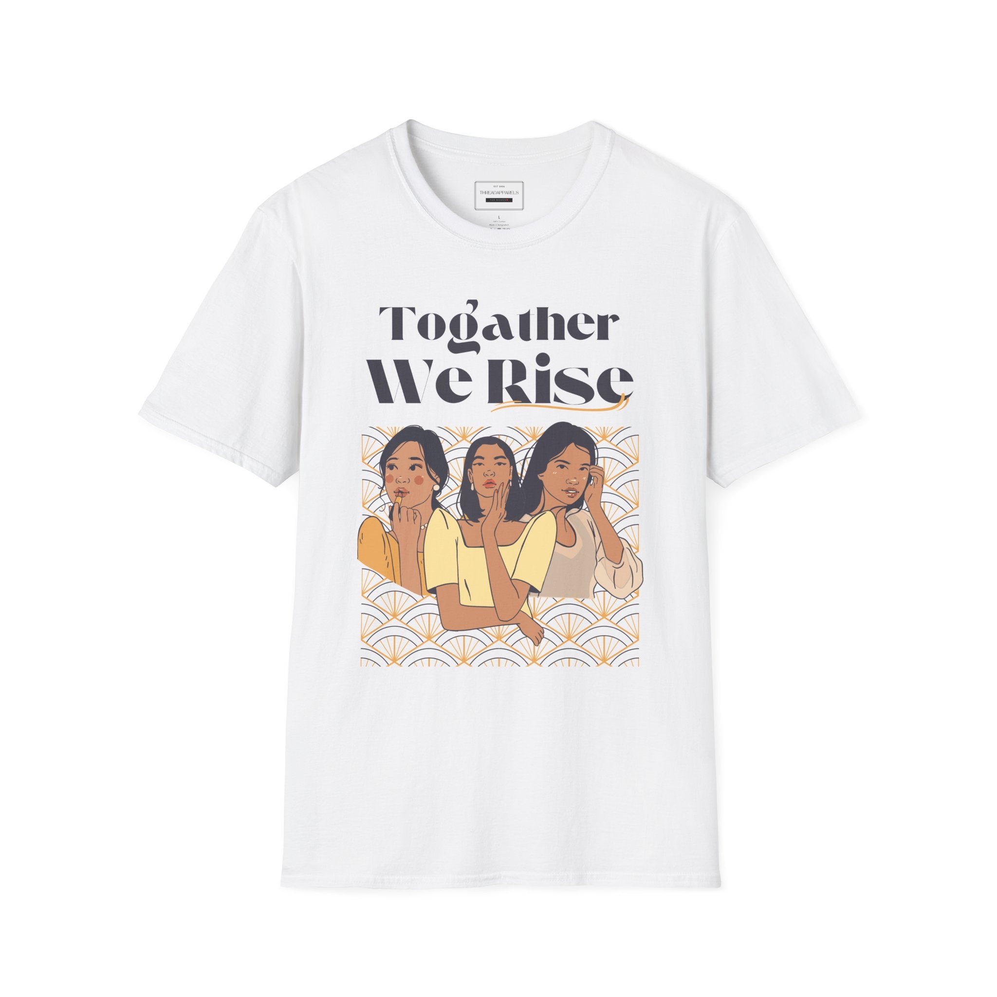 Together We Rise T-Shirt — Empowerment Graphic Tee for Women