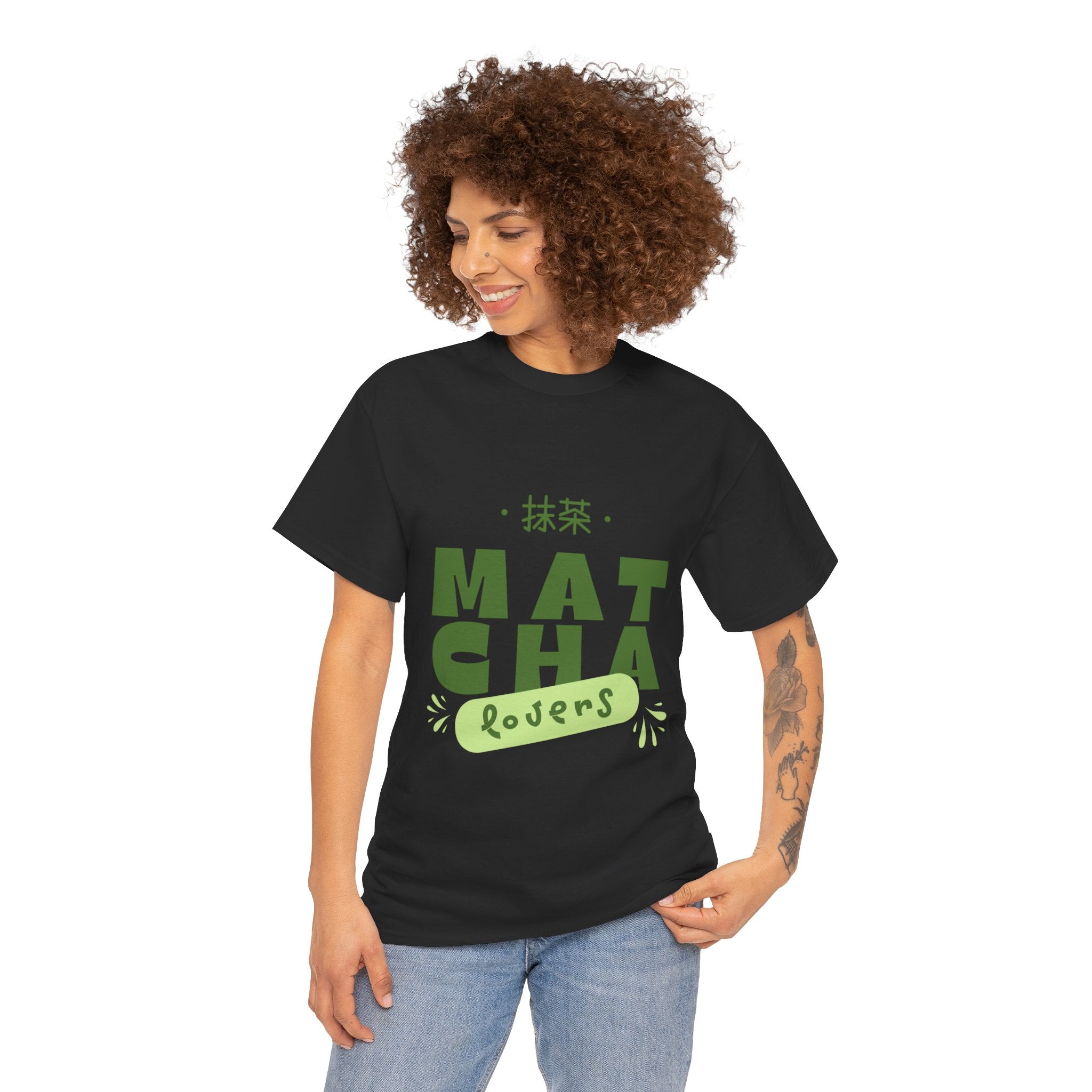 Matcha Lovers T-Shirt — Green Tea Aesthetic Tee (Matcha)