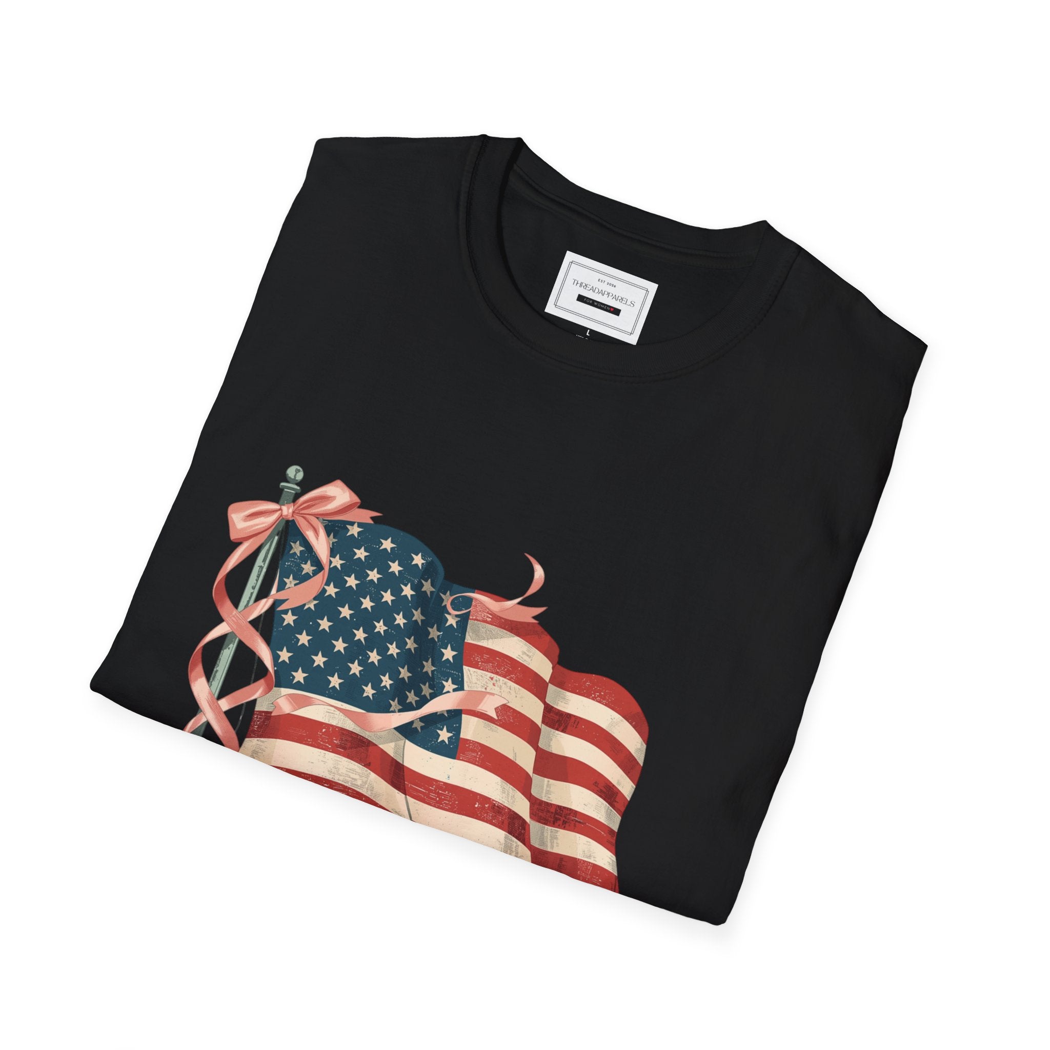 Vintage American Flag T-Shirt — Distressed Patriotic Tee for 4th of July