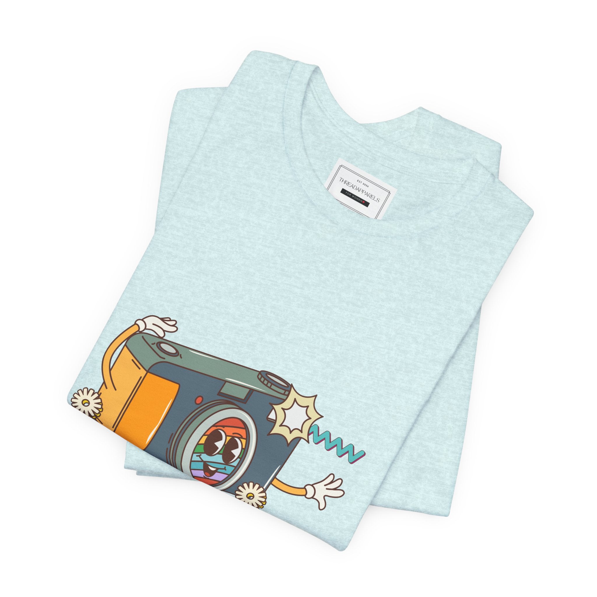 Camera Graphic Tee — "Capturing Moments That Last Forever" Vintage Film Photography T-Shirt