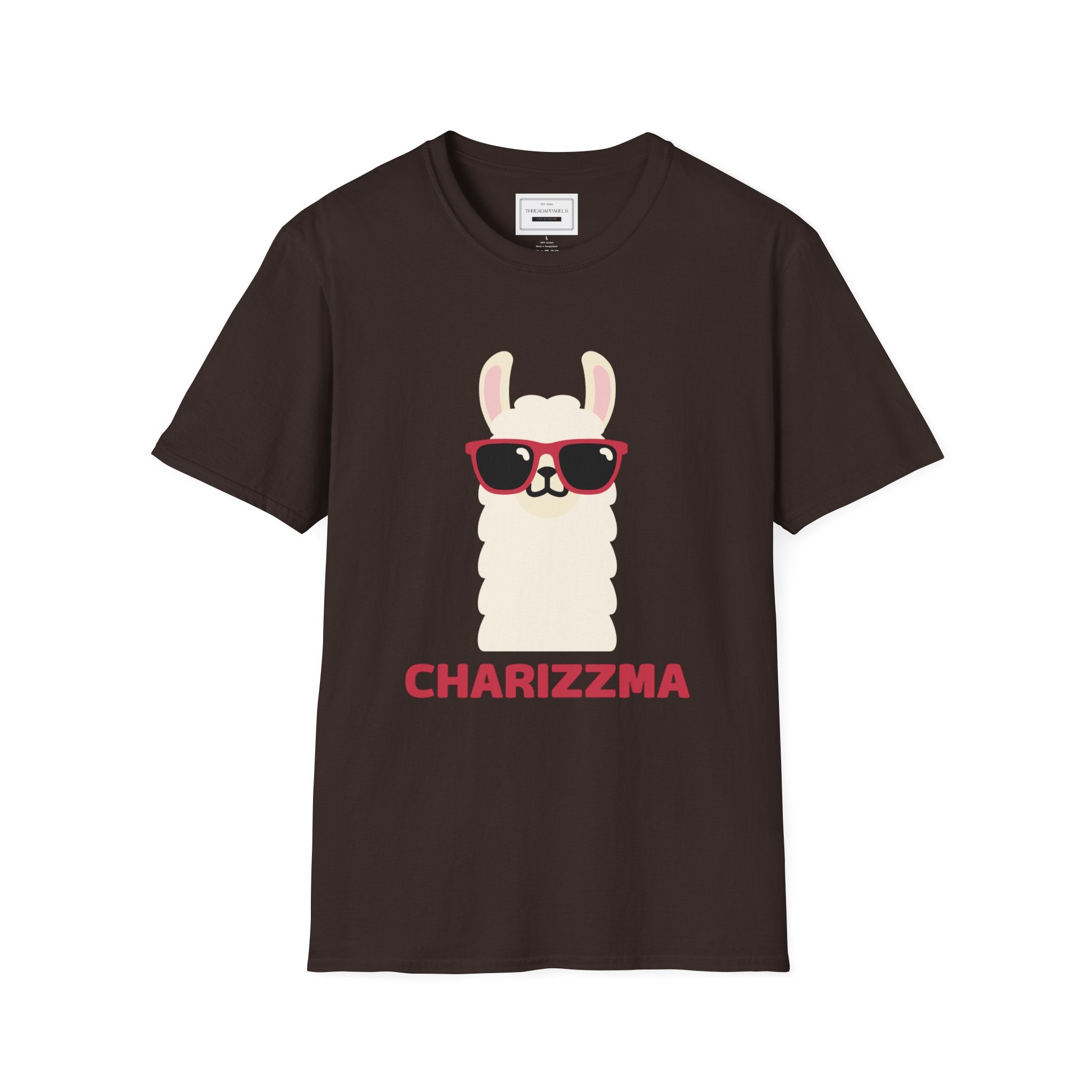 Charizzma Llama T-Shirt — Cute Sunglasses Graphic Tee