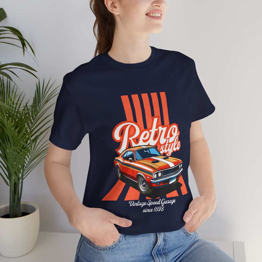 Retro Style Muscle Car Tee — Vintage Classic Car Graphic T-Shirt