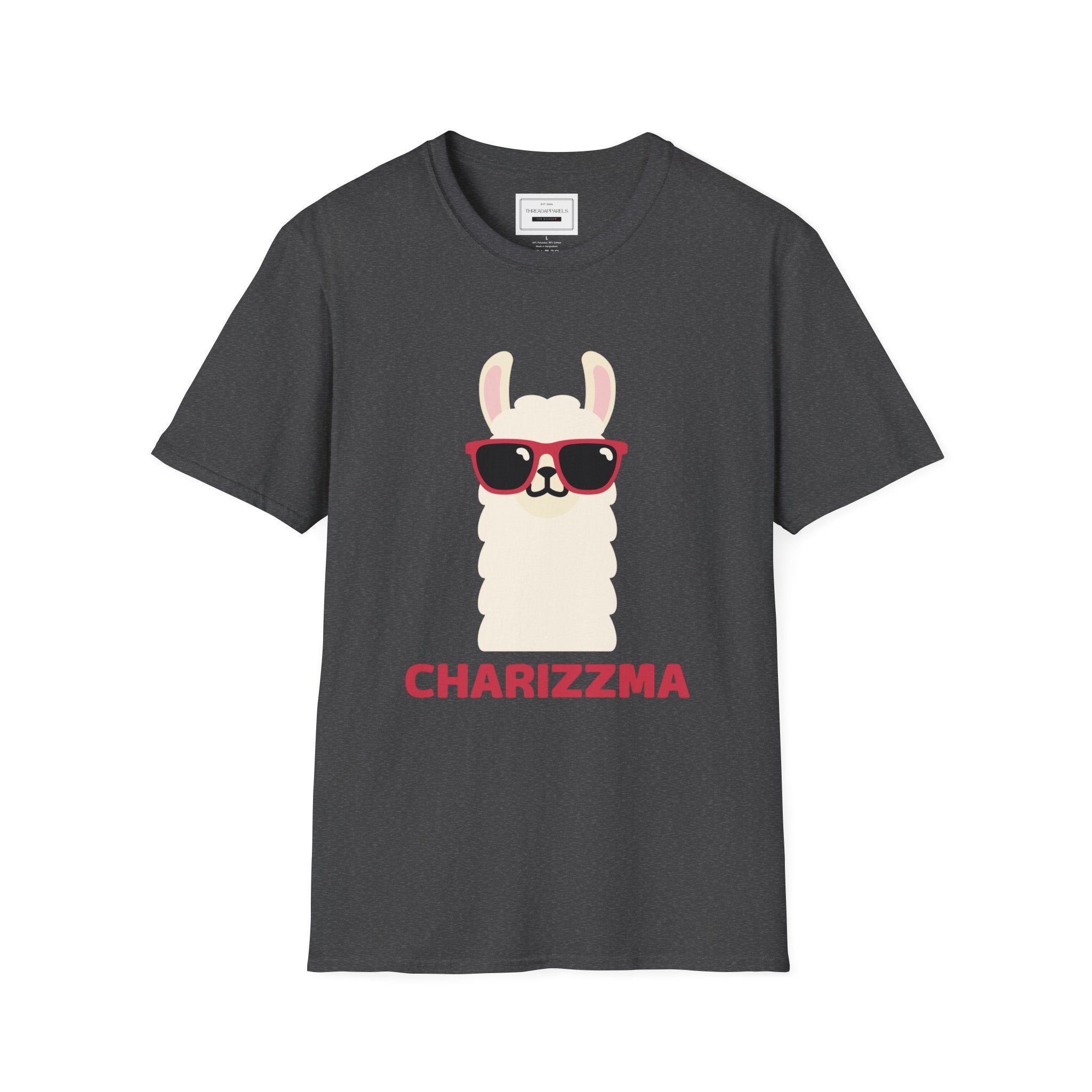 Charizzma Llama T-Shirt — Cute Sunglasses Graphic Tee