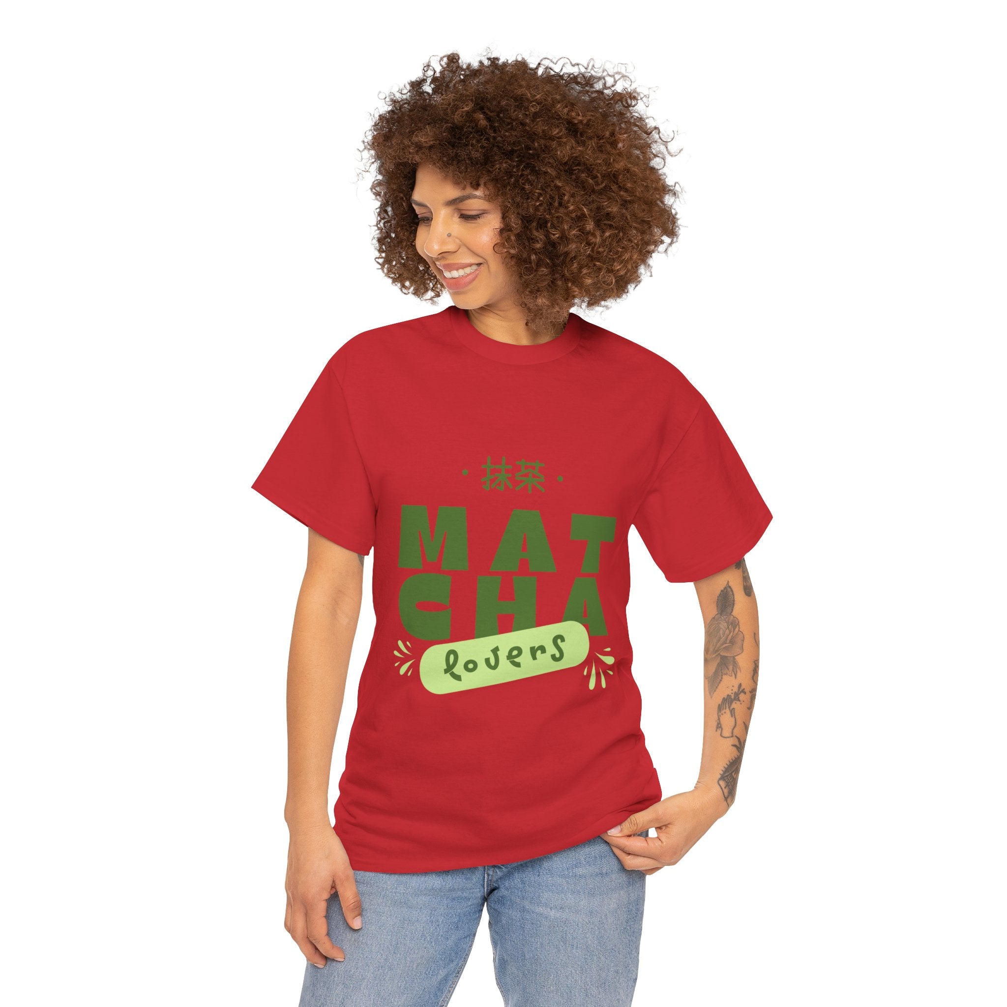 Matcha Lovers T-Shirt — Green Tea Aesthetic Tee (Matcha)