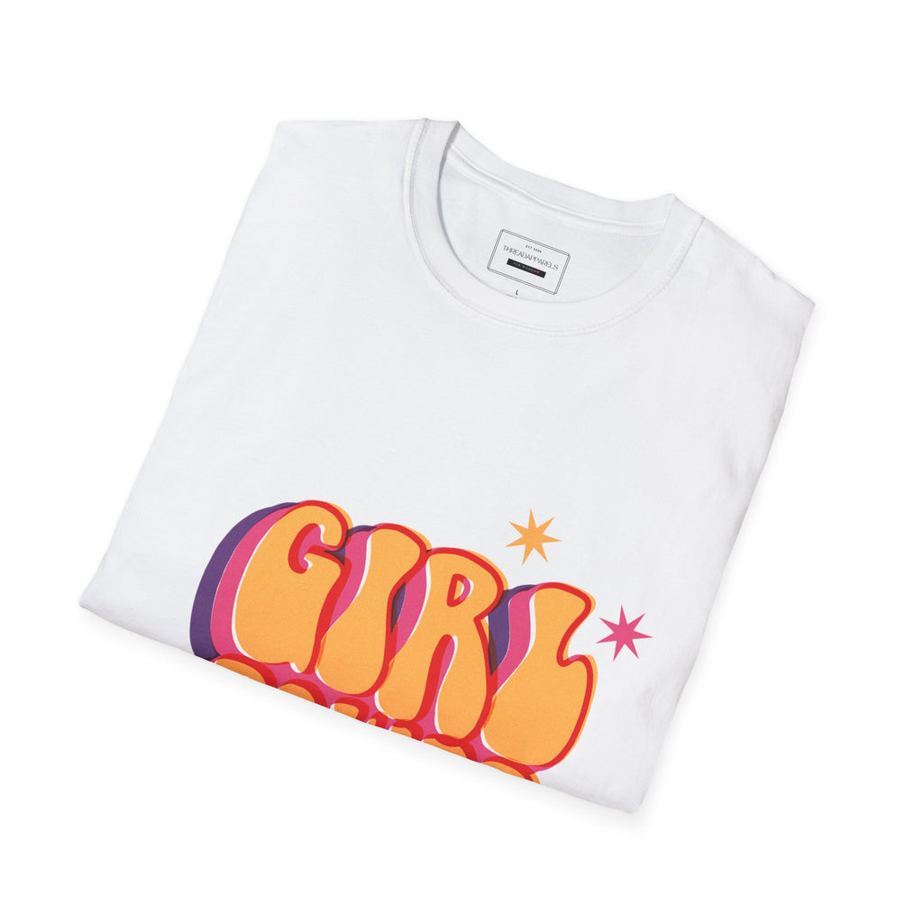 Girl Power Retro T-Shirt — 70s Style Feminist Graphic Tee
