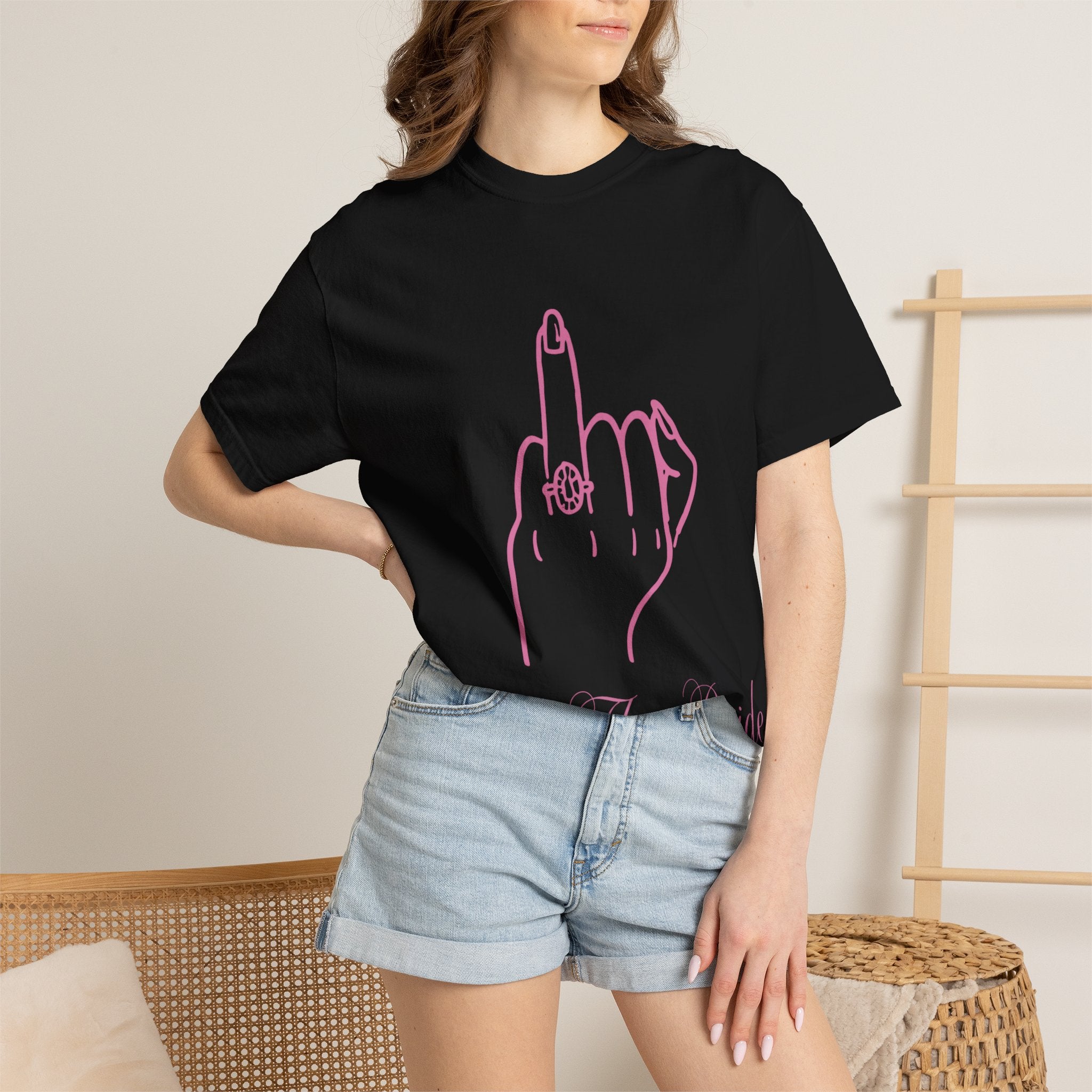 Bridal Middle Finger Tee — “I’m The Bride” Bachelorette Party T‑Shirt