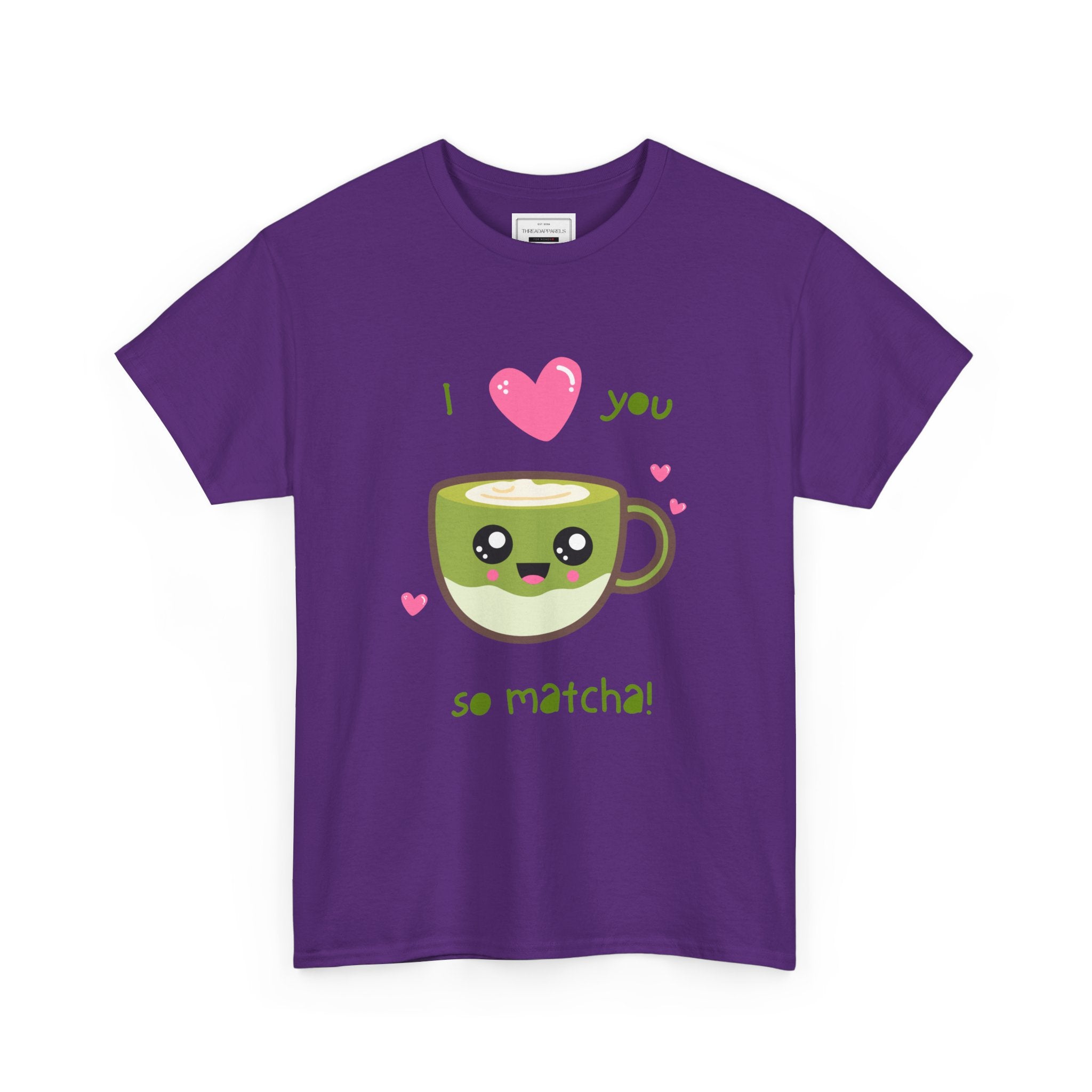 Matcha Love T-Shirt – "I  you so matcha!" Cute Kawaii Tea Tee, Valentine’s Day Gift