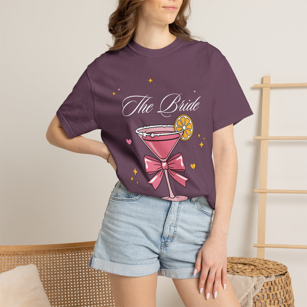 Bride T-Shirt — Pink Cocktail Bachelorette Tee