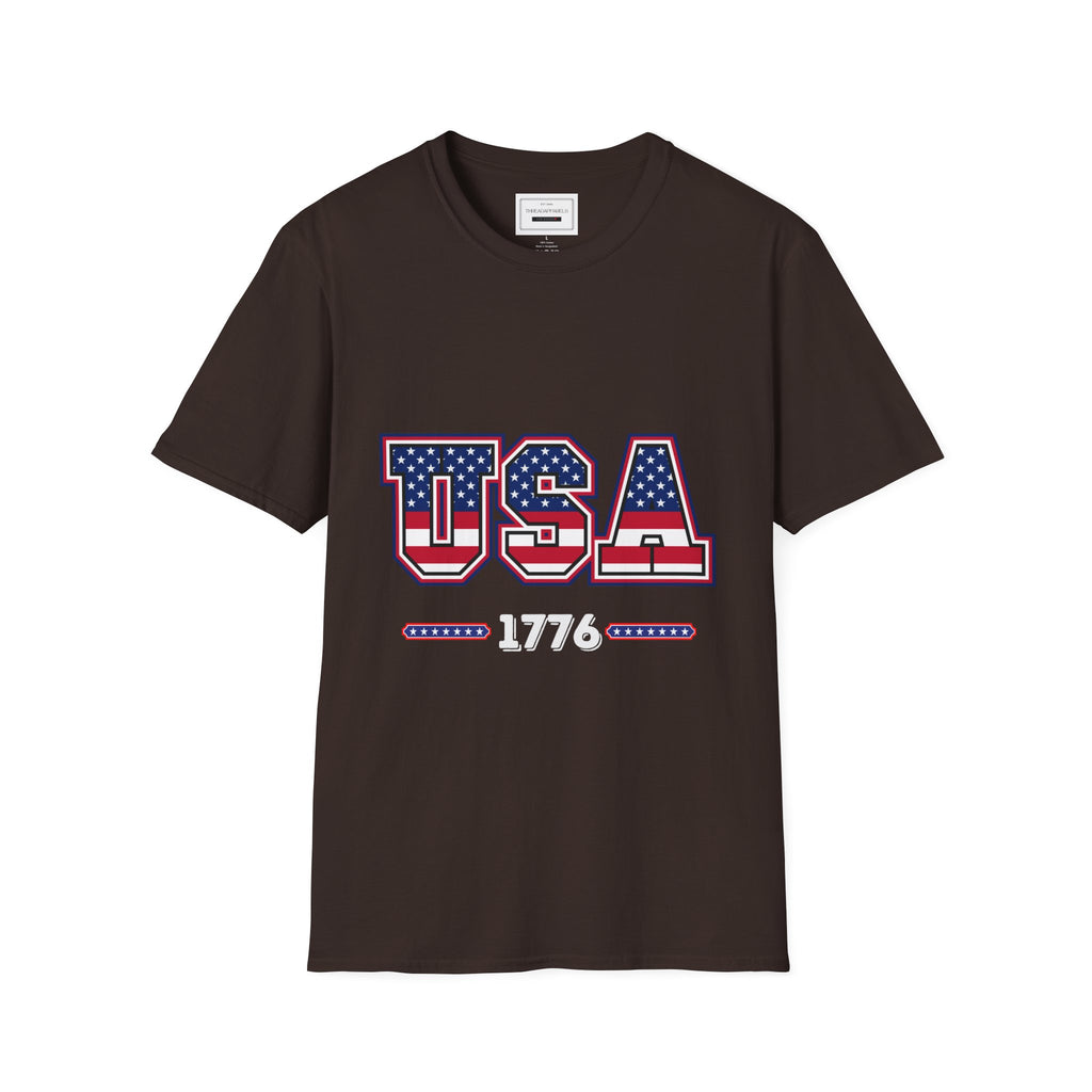 USA 1776 T-Shirt — Patriotic American Flag Tee for 4th of July