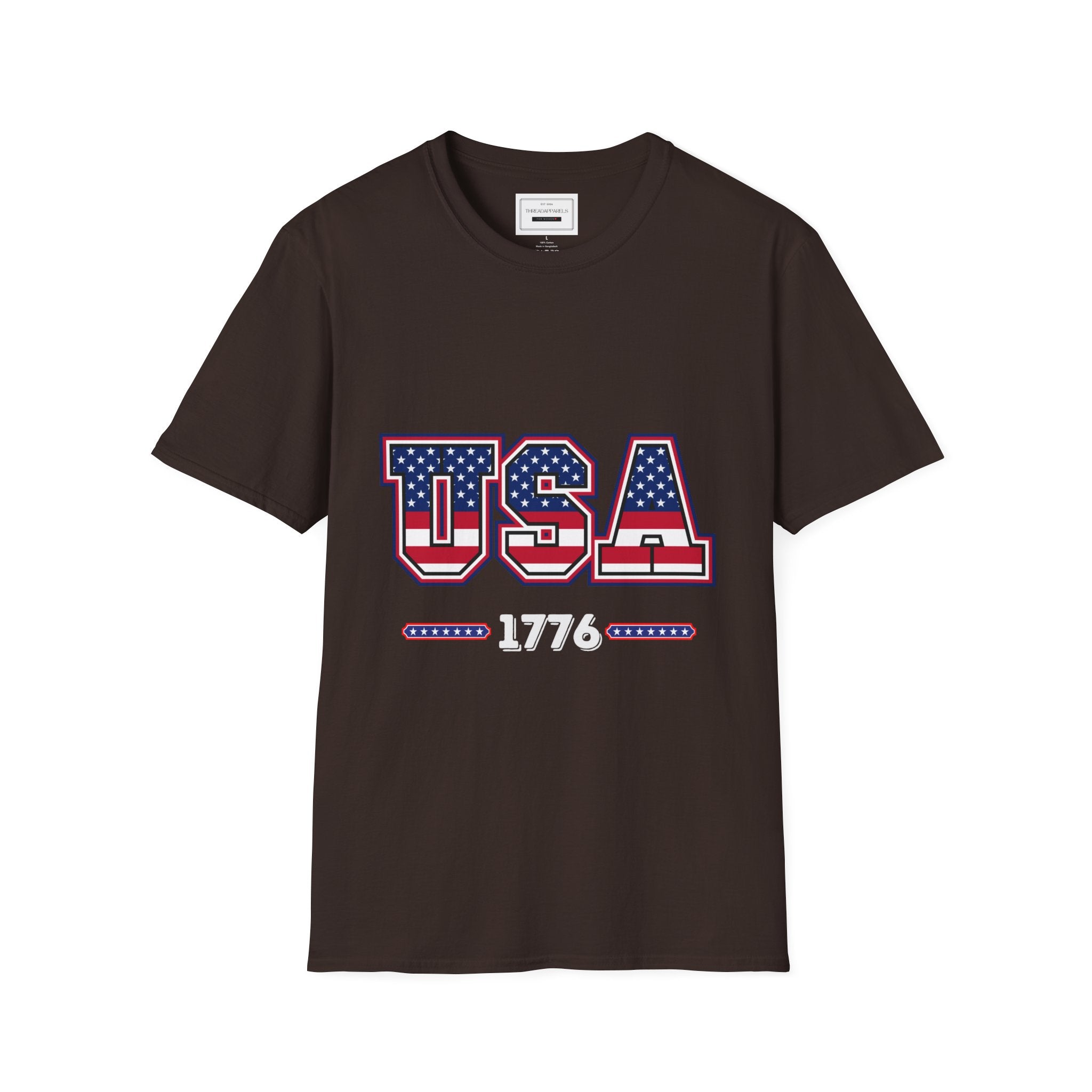 USA 1776 T-Shirt — Patriotic American Flag Tee for 4th of July