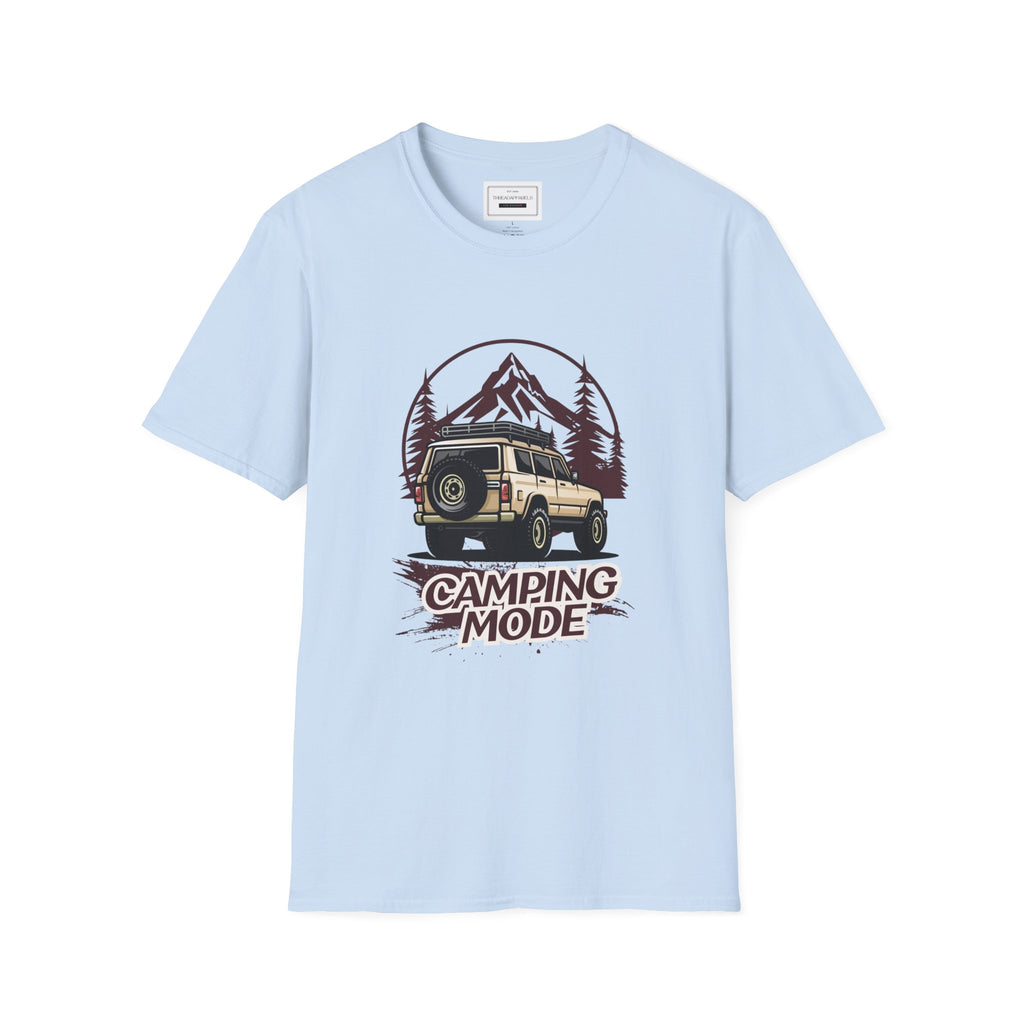 Camping Mode T-Shirt — Vintage Off-Road Camper Tee