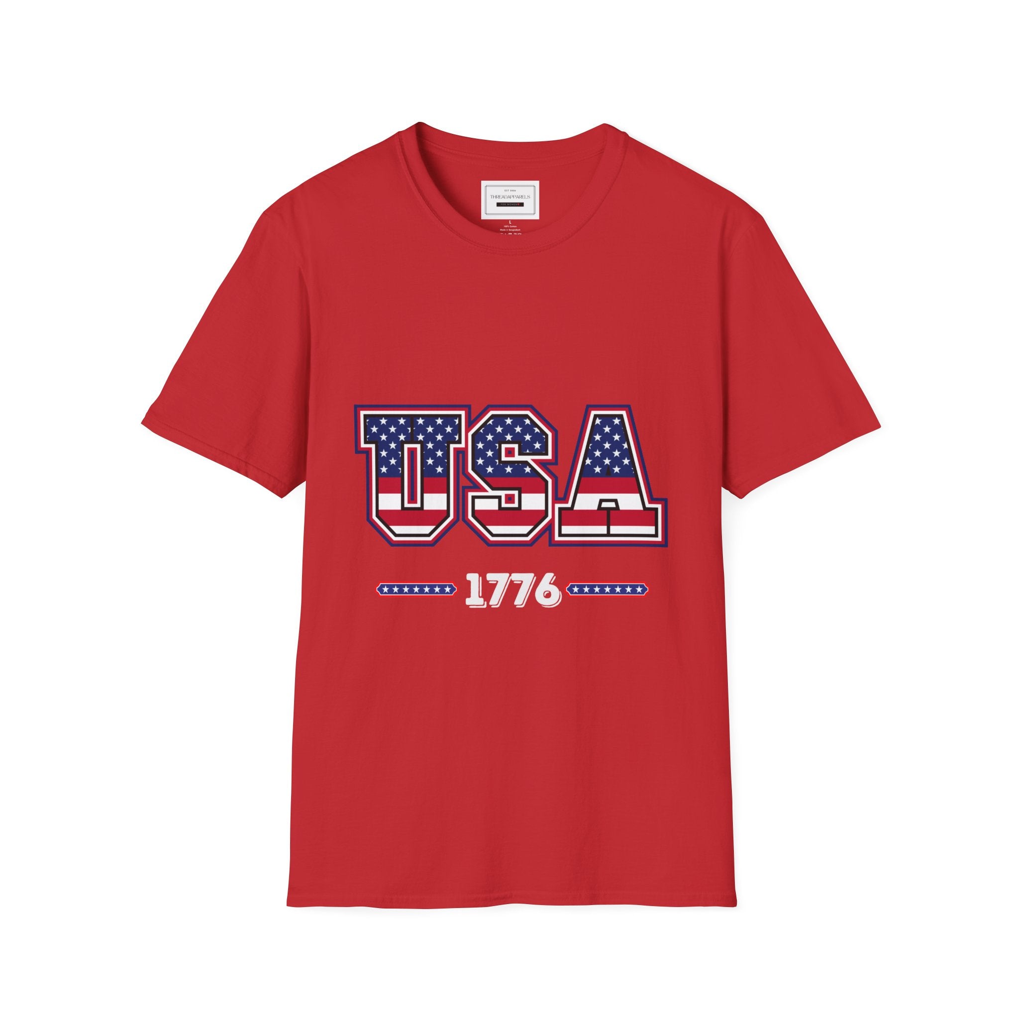 USA 1776 T-Shirt — Patriotic American Flag Tee for 4th of July