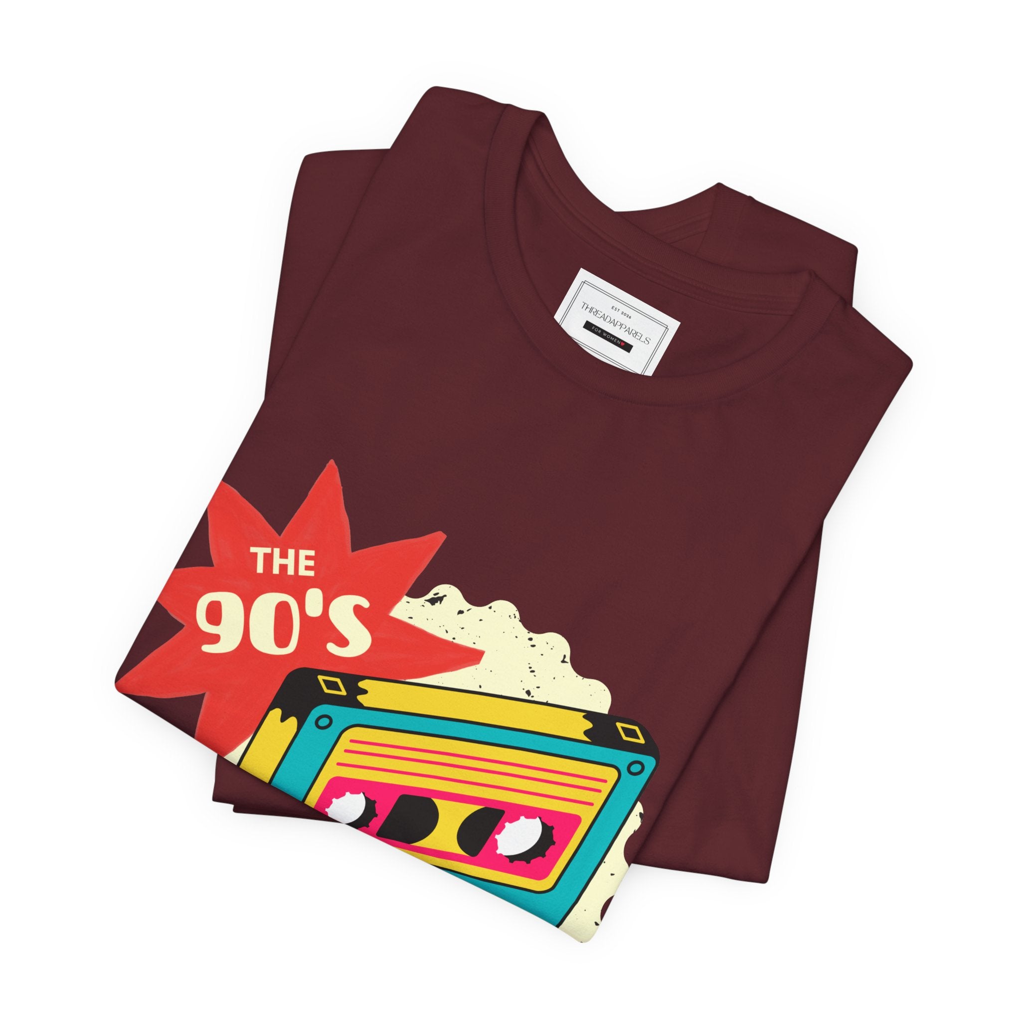 90s Cassette Tape Tee — Retro Vintage Mixtape T-Shirt