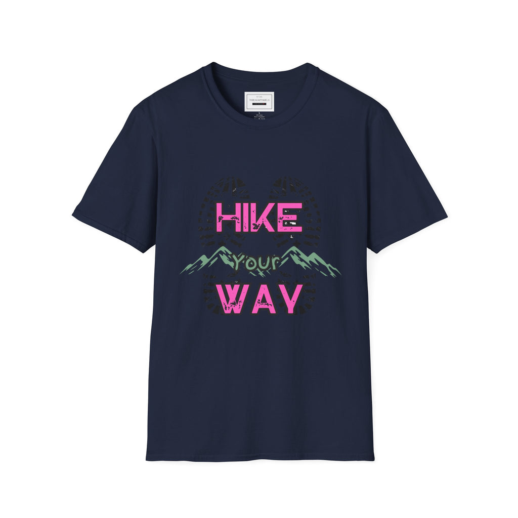 Hike Your Way Tee — Retro Mountain Hiking T‑Shirt
