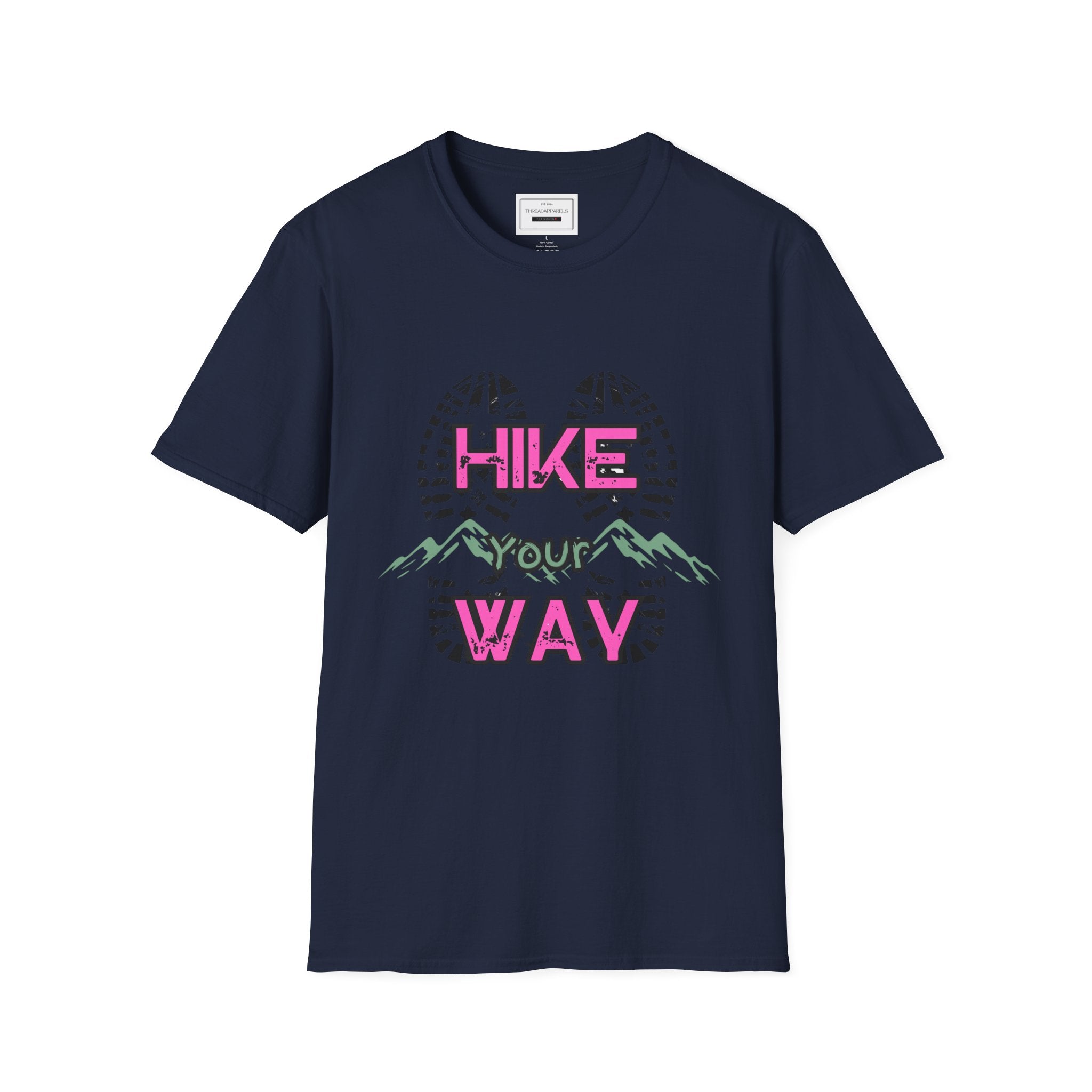 Hike Your Way Tee — Retro Mountain Hiking T‑Shirt
