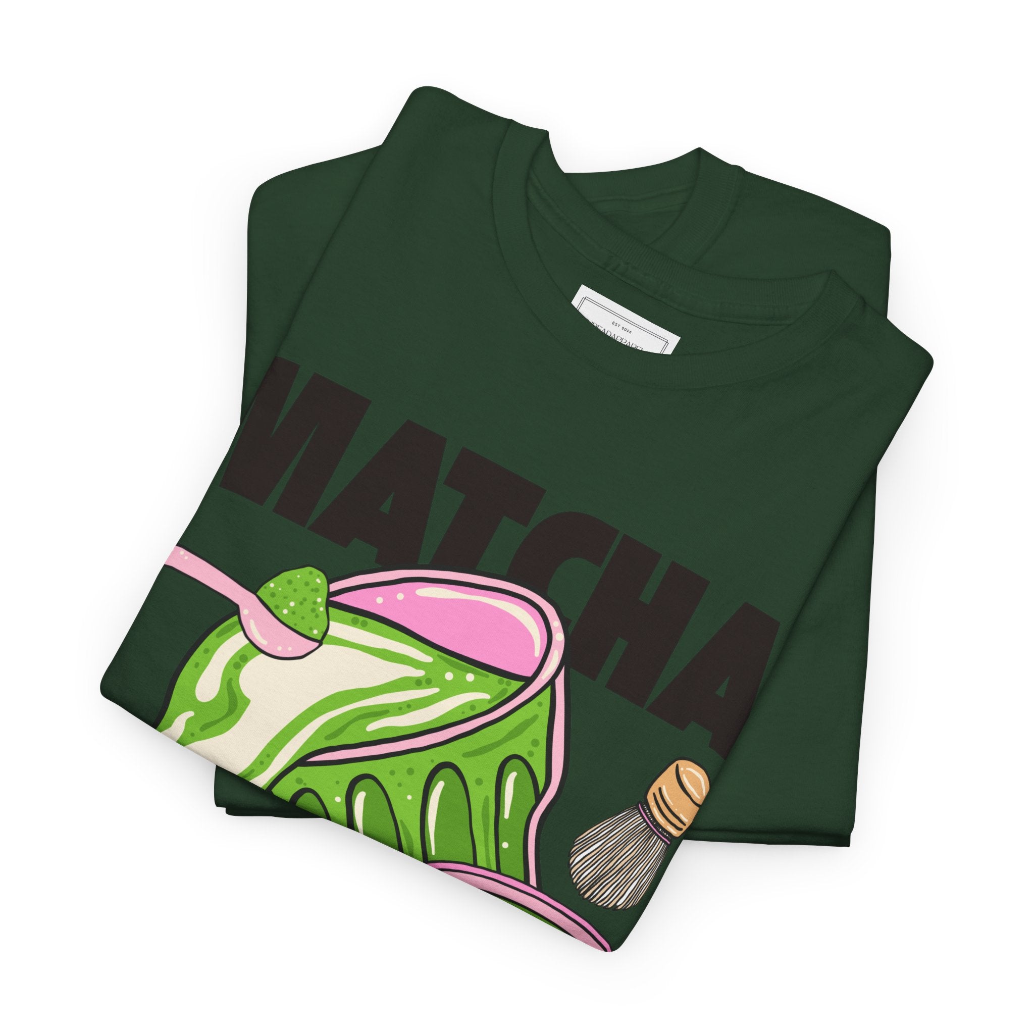 Matcha Lovers T-Shirt — Cute Matcha Tea Graphic Tee for Tea Enthusiasts