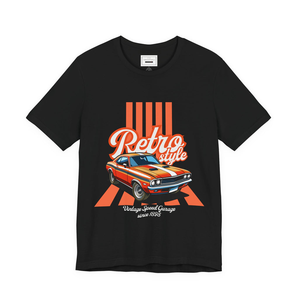 Retro Style Muscle Car Tee — Vintage Classic Car Graphic T-Shirt