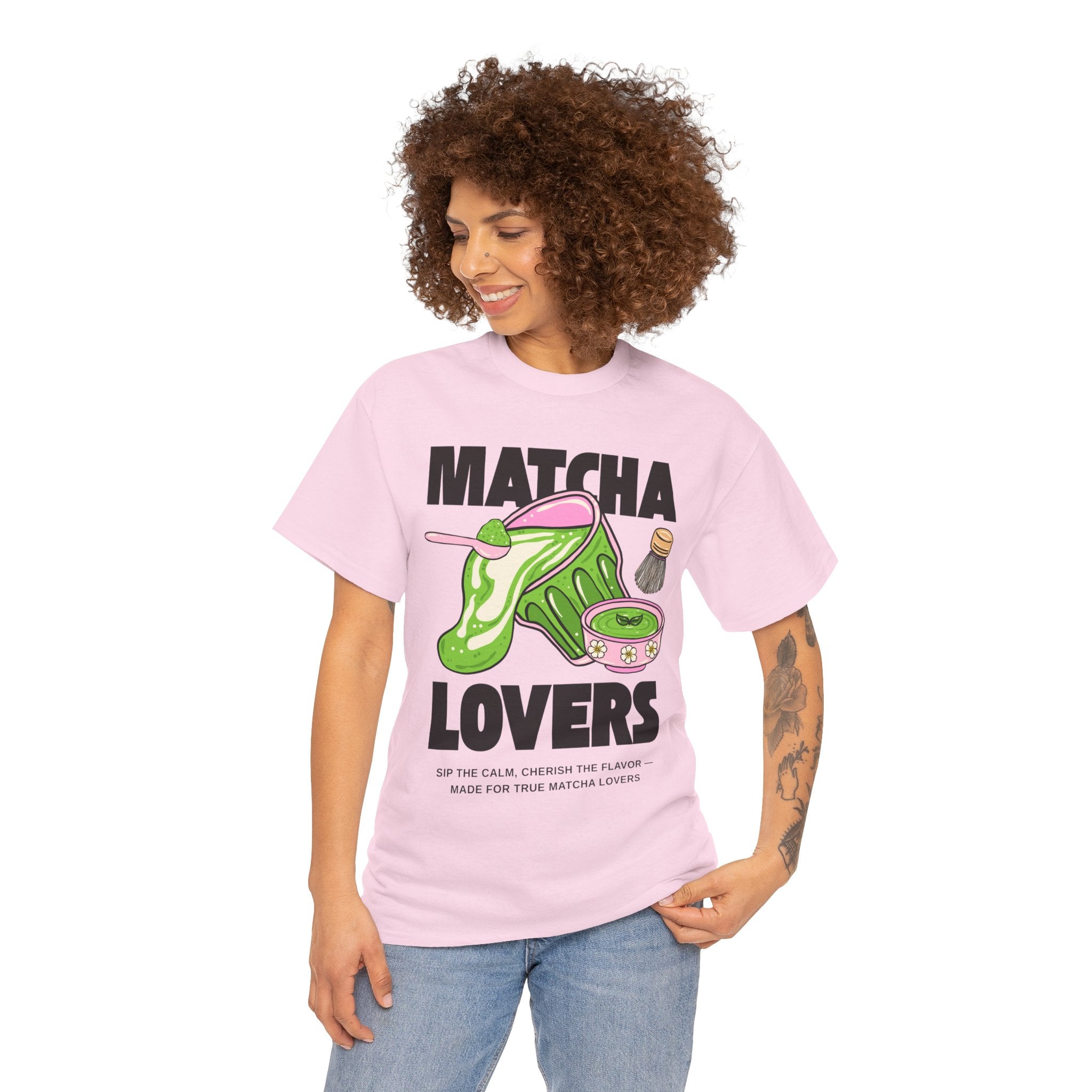 Matcha Lovers T-Shirt — Cute Matcha Tea Graphic Tee for Tea Enthusiasts