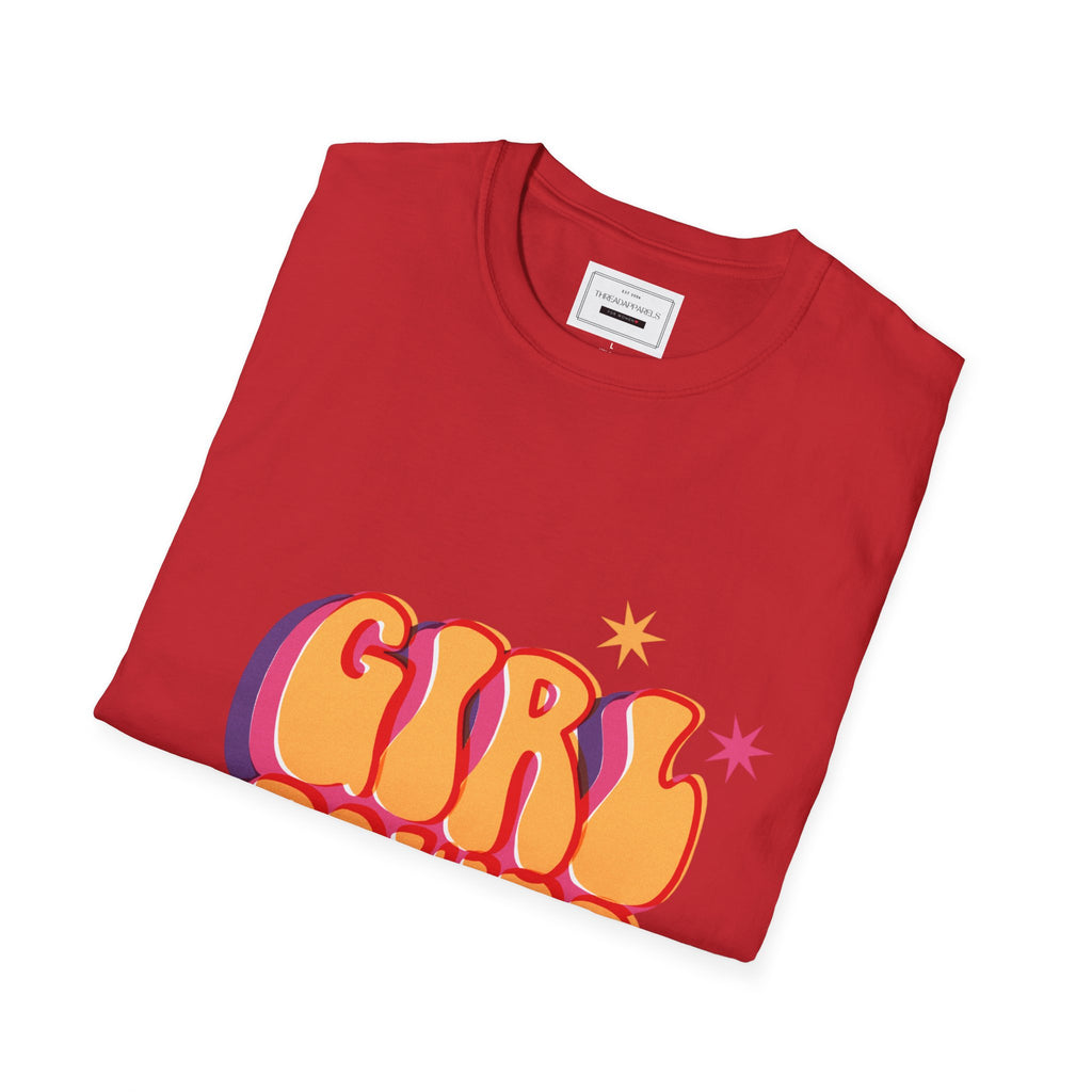 Girl Power Retro T-Shirt — 70s Style Feminist Graphic Tee