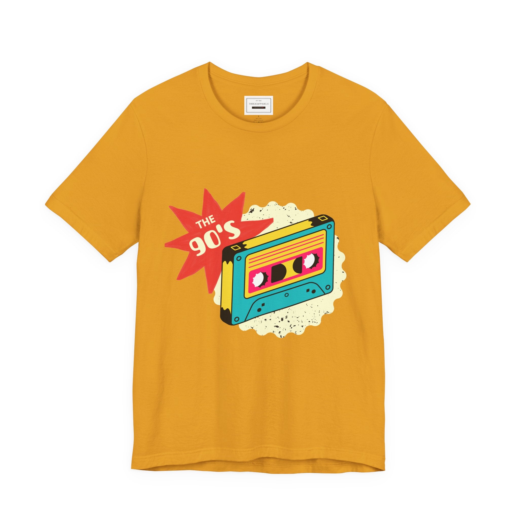 90s Cassette Tape Tee — Retro Vintage Mixtape T-Shirt