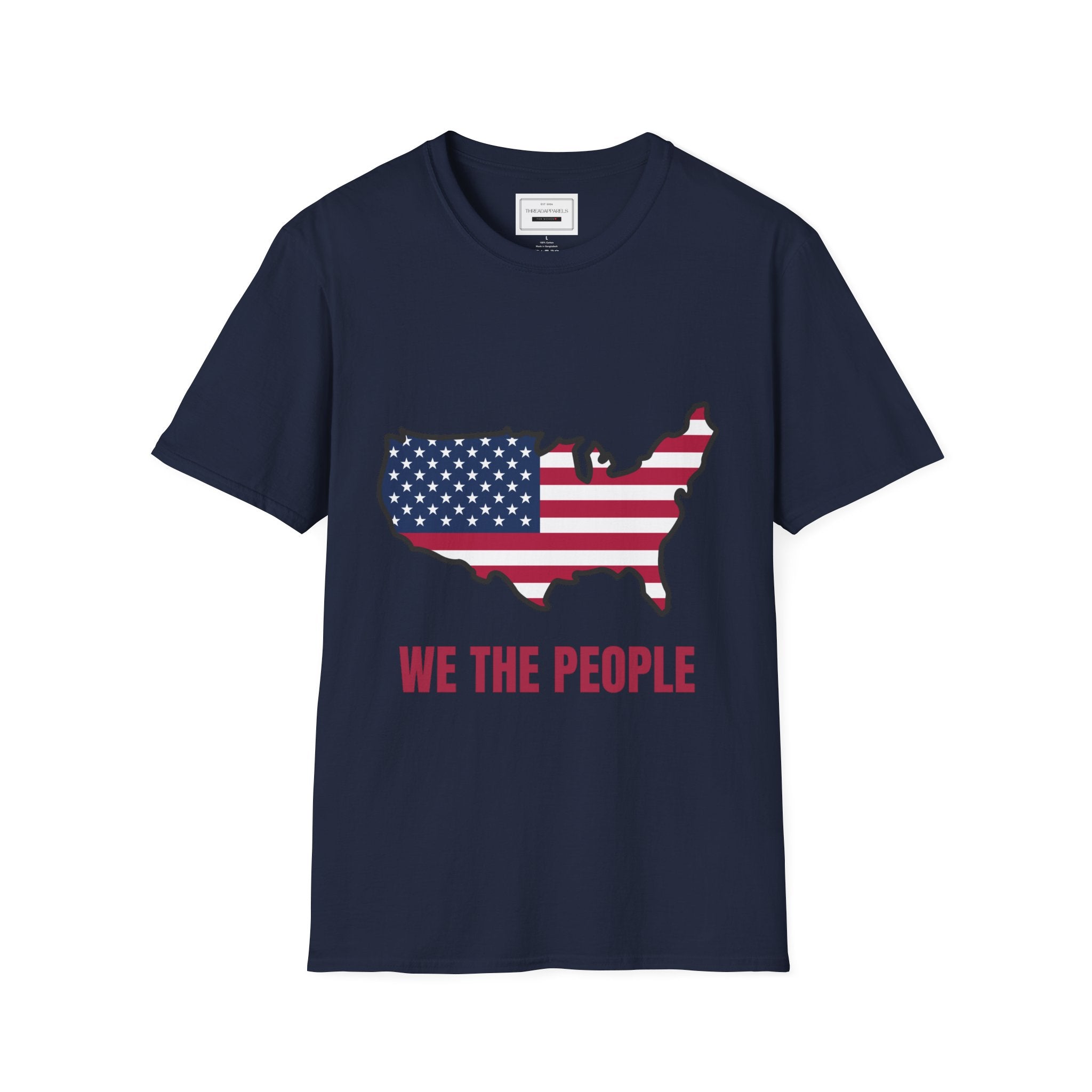 We The People USA Flag Map T-Shirt