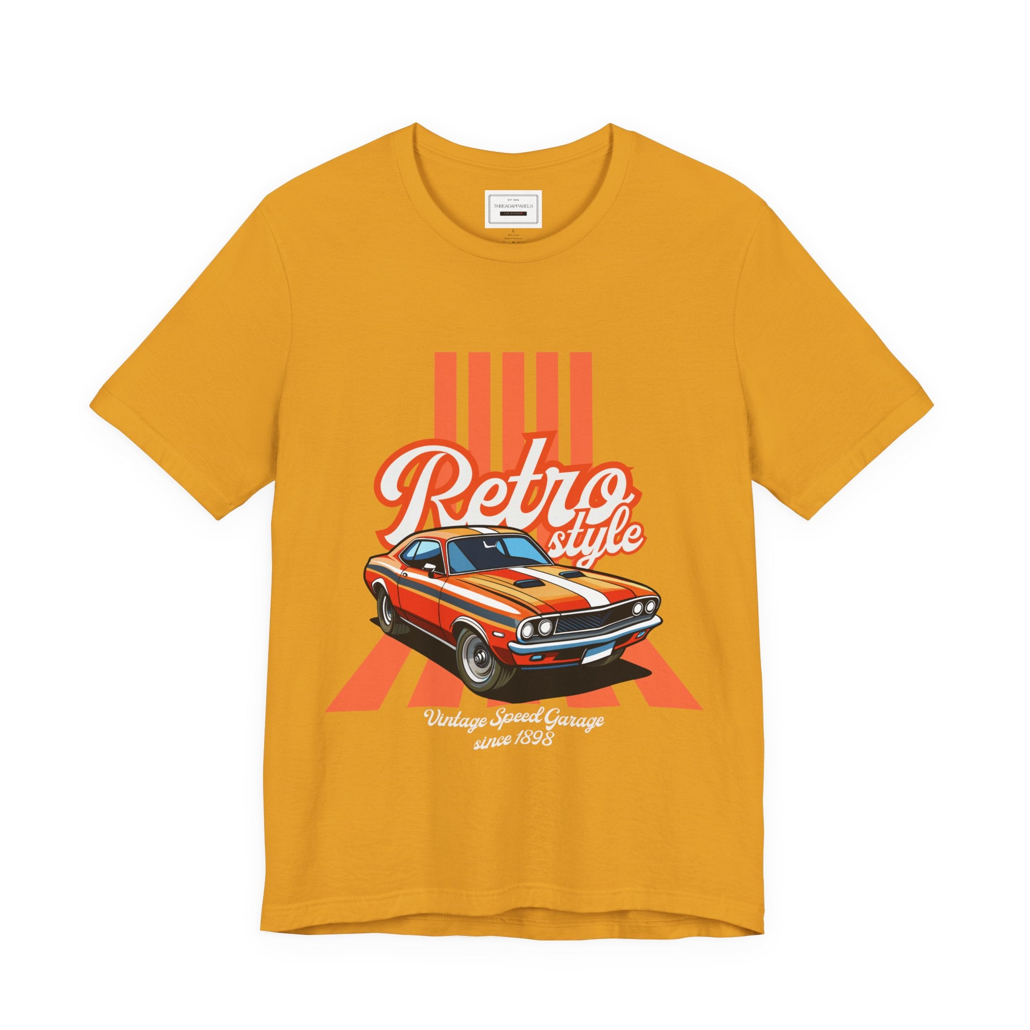 Retro Style Muscle Car Tee — Vintage Classic Car Graphic T-Shirt