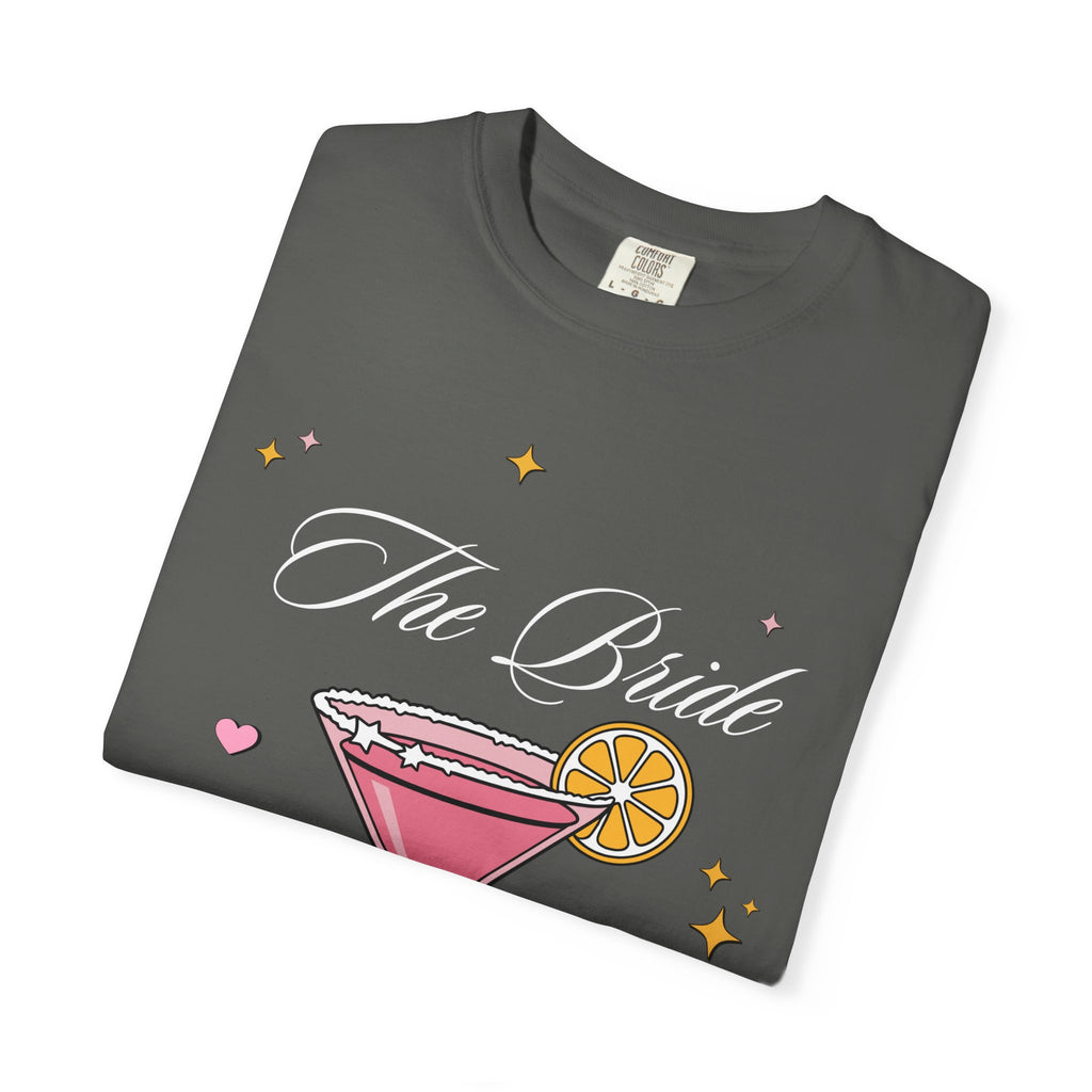 Bride T-Shirt — Pink Cocktail Bachelorette Tee