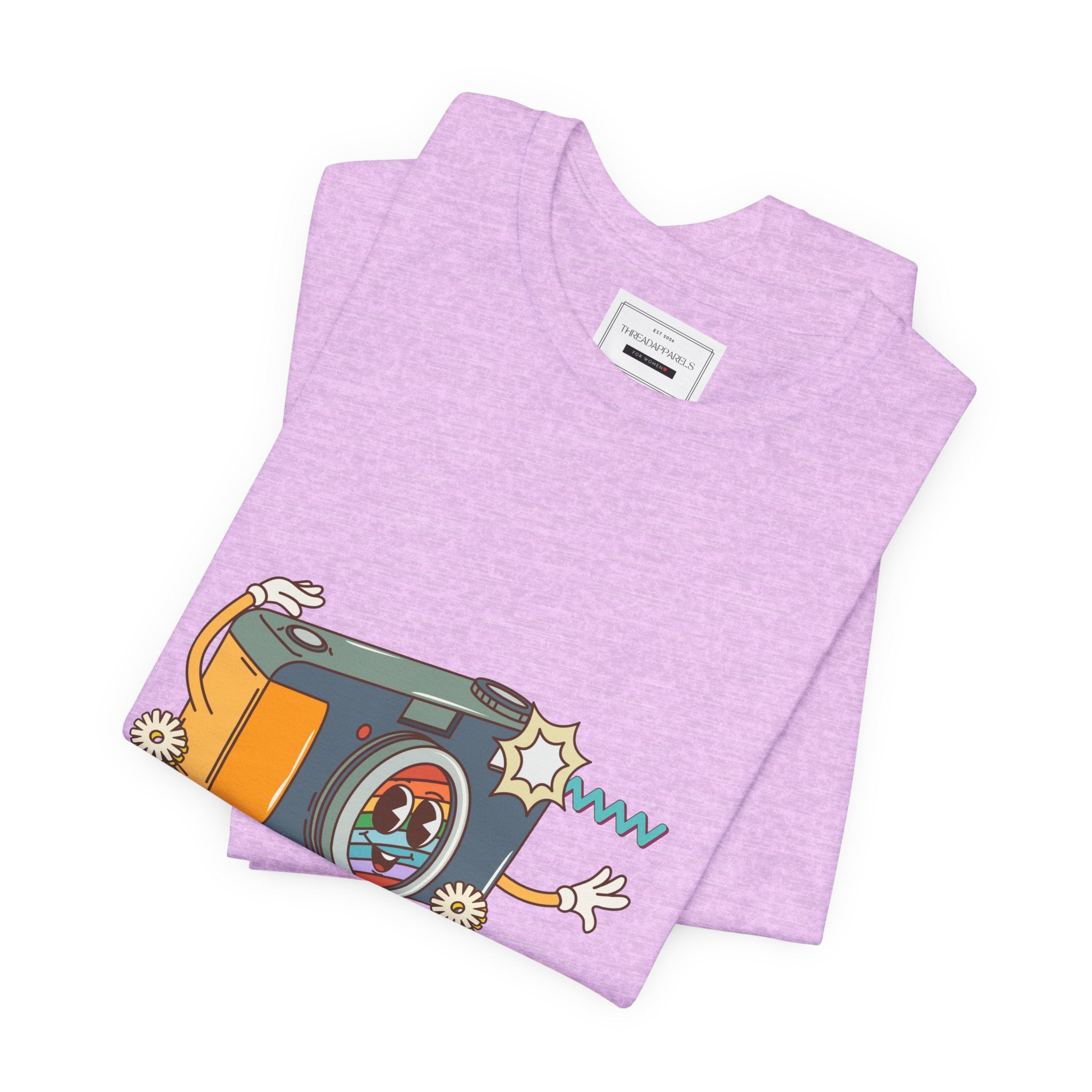 Camera Graphic Tee — "Capturing Moments That Last Forever" Vintage Film Photography T-Shirt