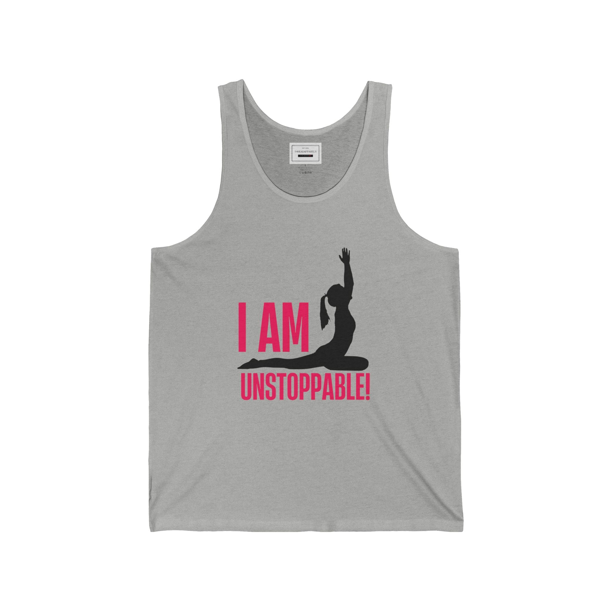 I Am Unstoppable Tank Top — Motivational Fitness Yoga Tank