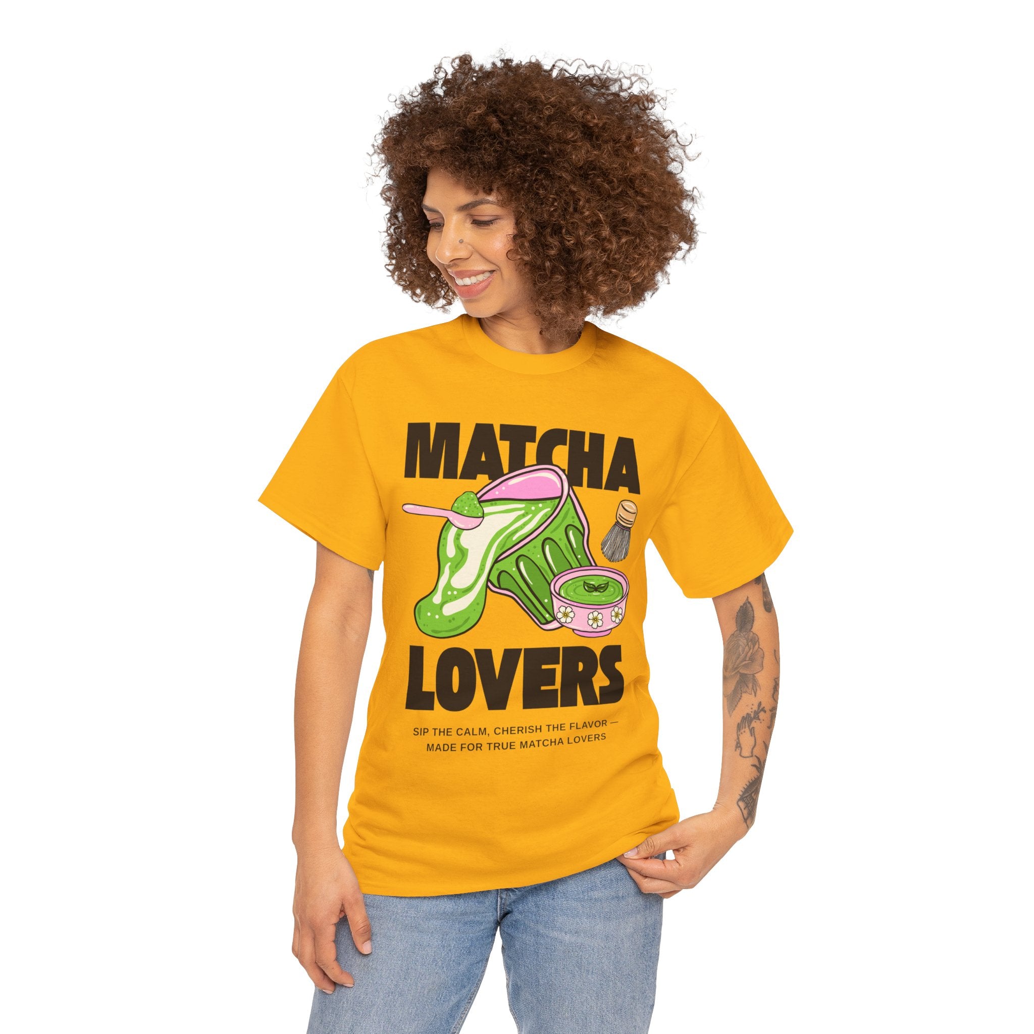 Matcha Lovers T-Shirt — Cute Matcha Tea Graphic Tee for Tea Enthusiasts